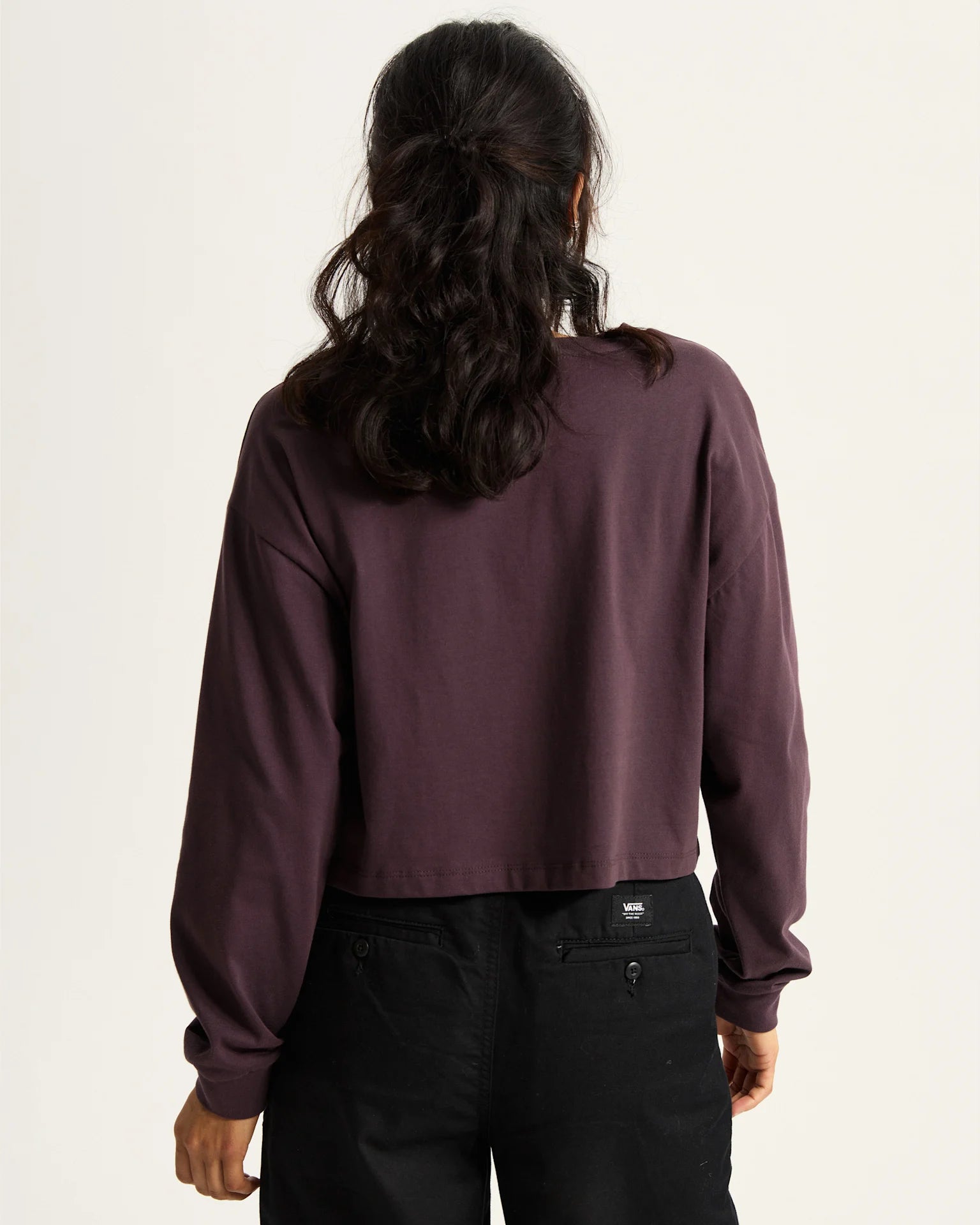 LIL BEAR RELAX CROP LS TEE