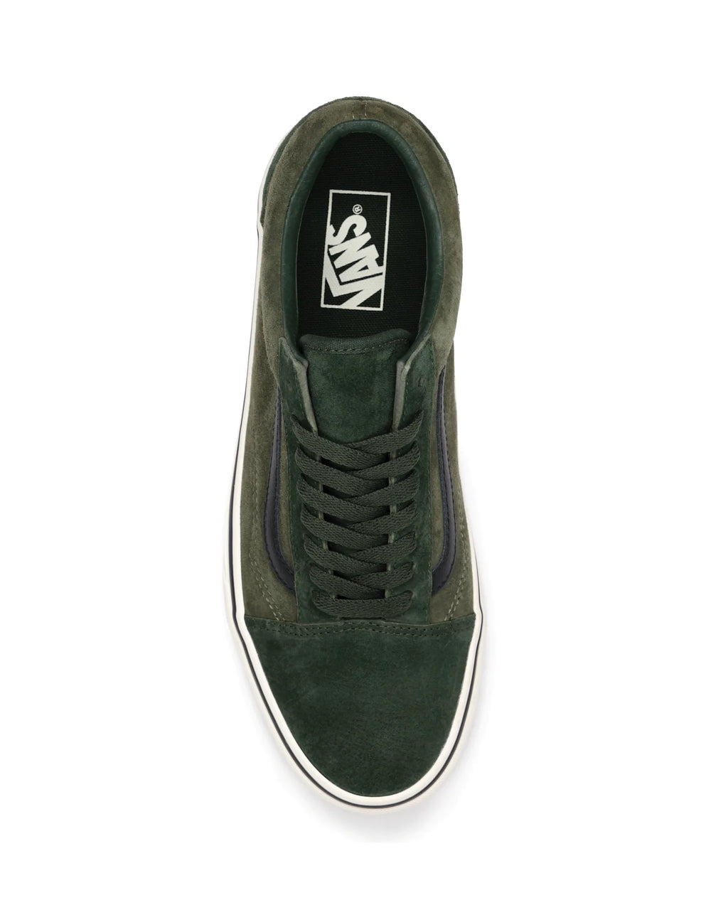 VANS Old Skool PIG SUEDE GREEN/MULTI Cipő VN000D9YBGK1 - 2