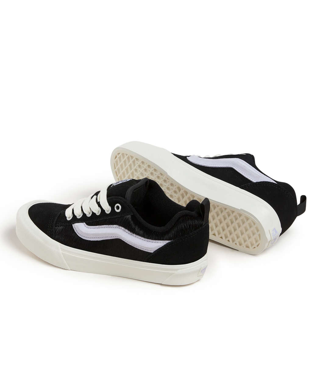 VANS Knu Skool PONY HAIR BLACK/LILAC ROSE Cipő VN000DAJKL41 - 3