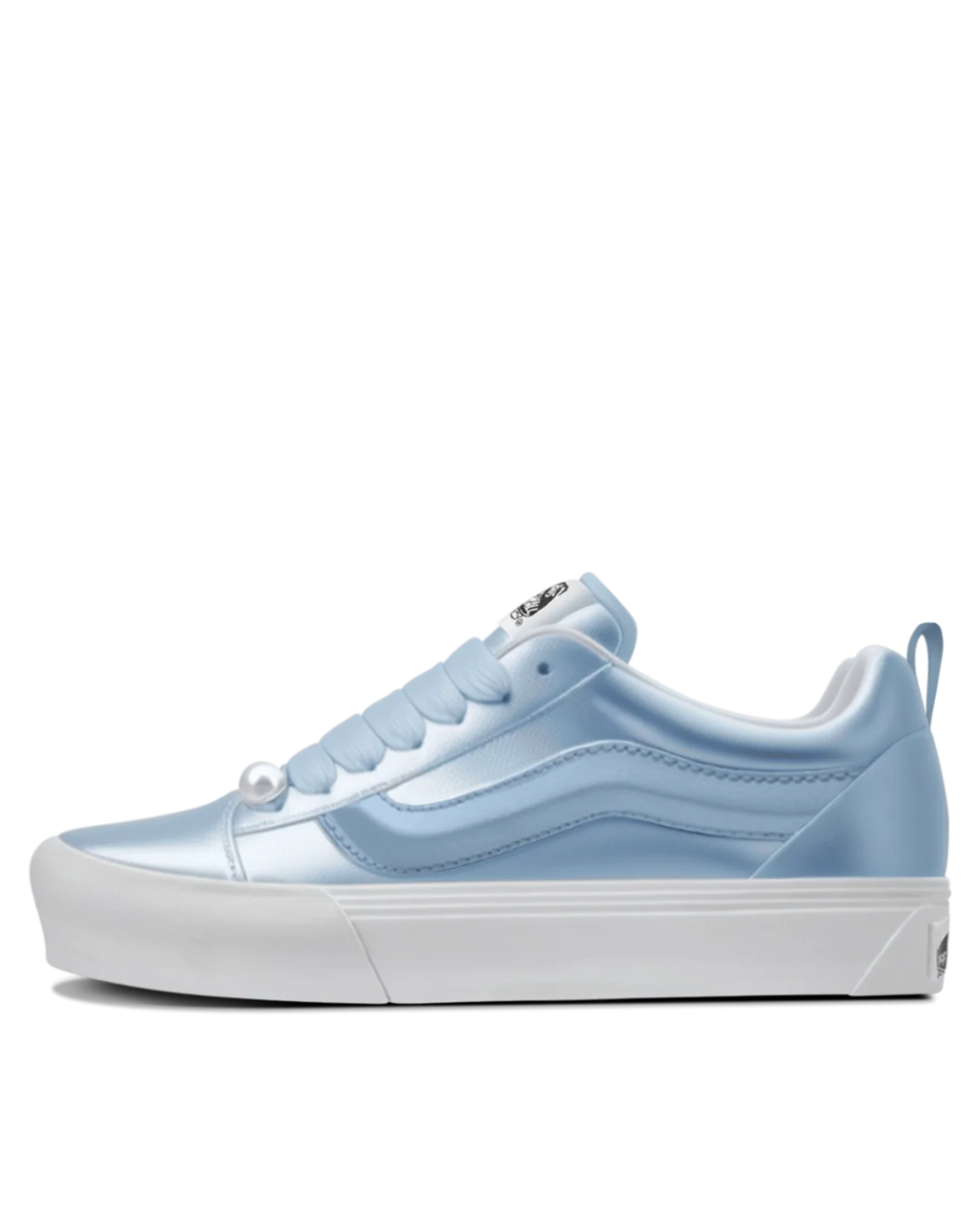 VANS Knu Skool METALLIC LEATHER Cloud Blue Cipő VN000E9XEML1 - 1