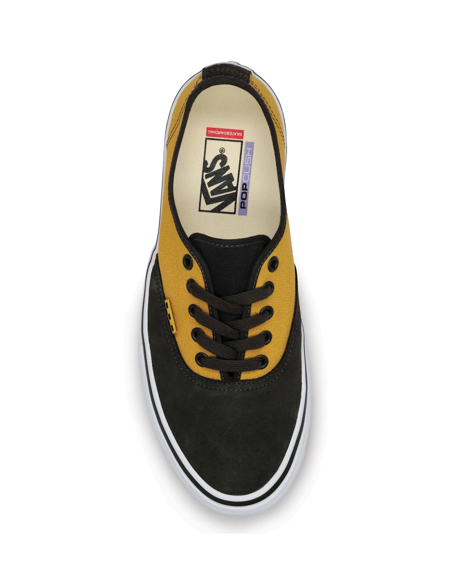 Vans Skate Authentic FADE Black/Mustard Cipő VN000EERBLN1 - 2