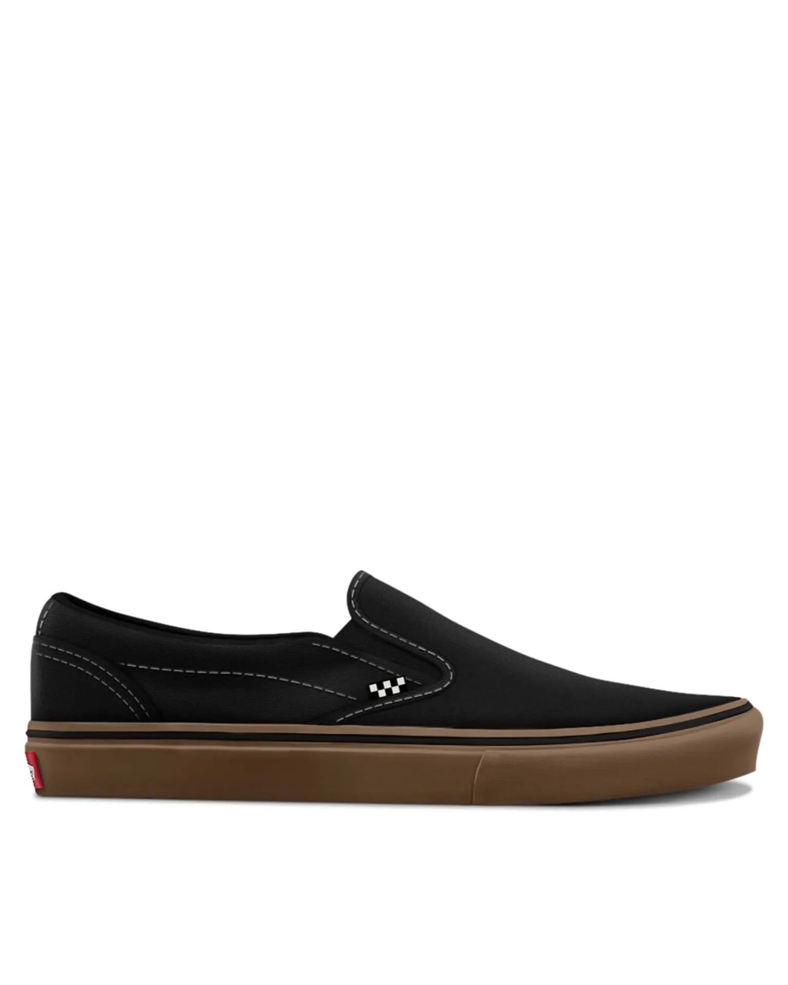 Vans Skate Slip-On Black/Gum/White Cipő VN000EG5B9K1 - 1
