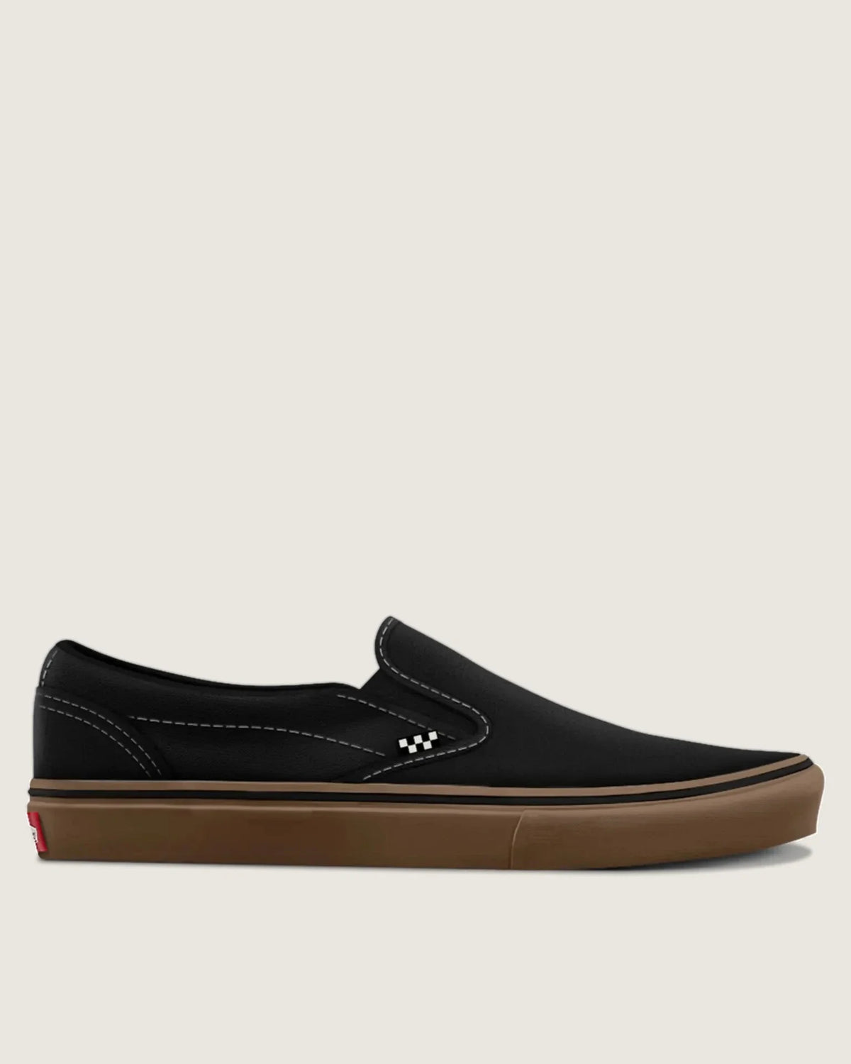 Vans Skate Slip-On Black/Gum/White Cipő VN000EG5B9K1 - 1