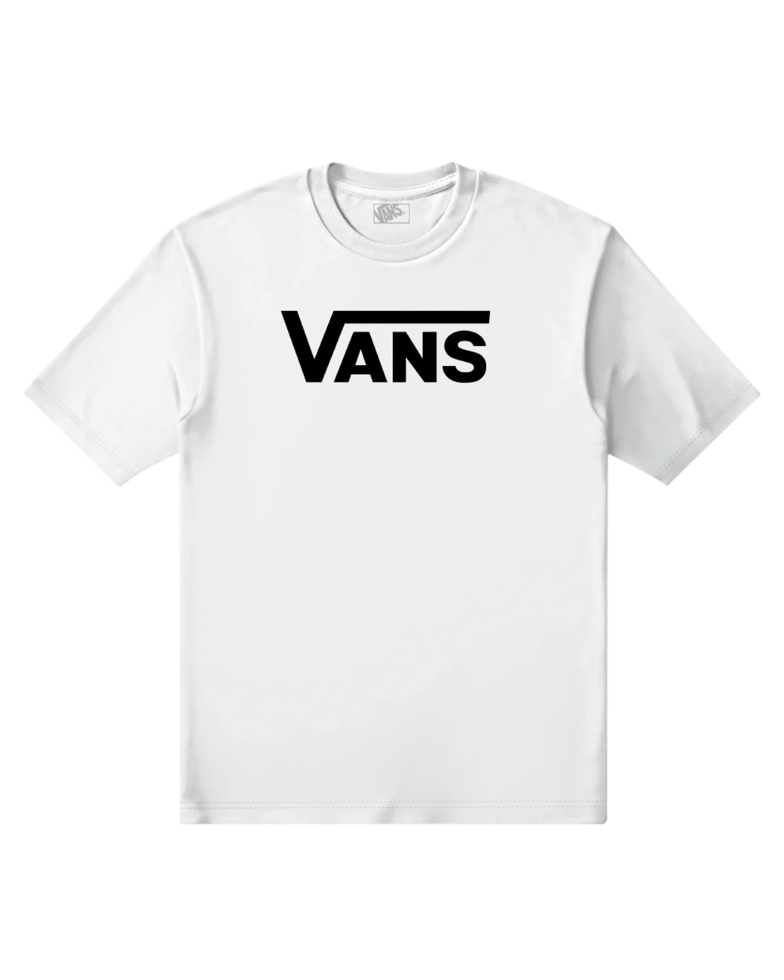 Vans Classic Drop V SS Crew Tee-B White/Black Textil VN000KMZYB21 - 1