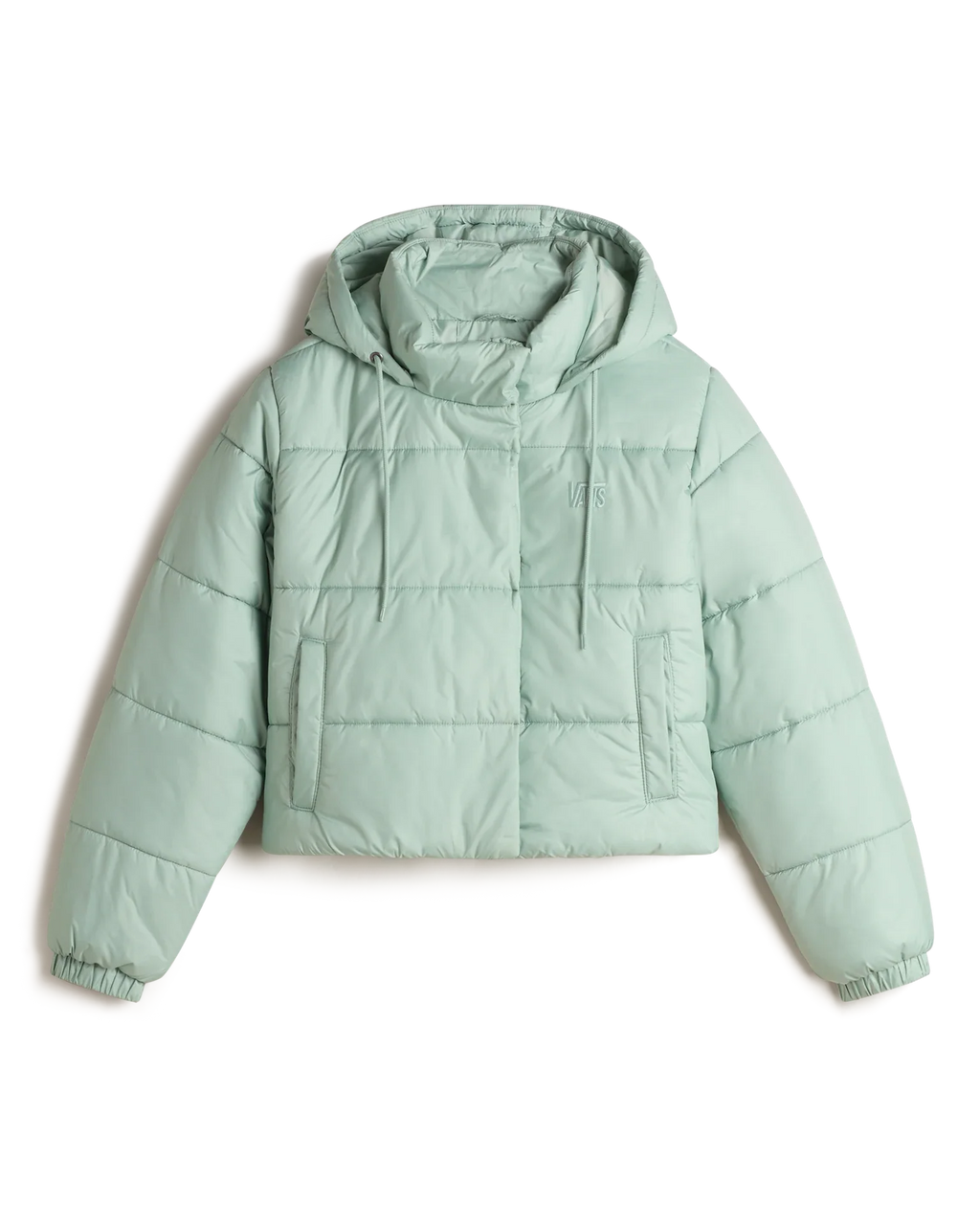 VANS MTE Hillgate Cropped Puffer Gray Olive Kabát VN000PK1EMW1 - 1