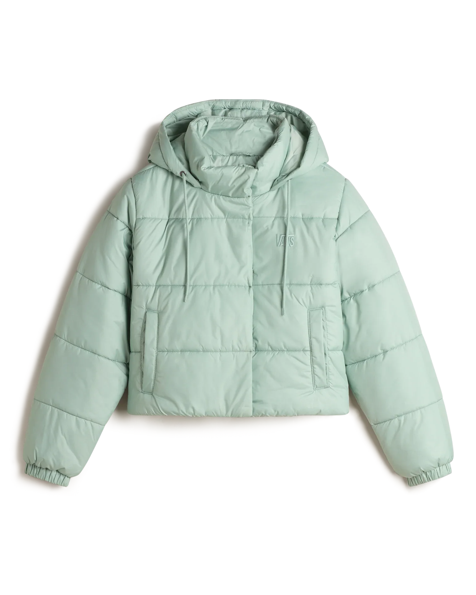 VANS MTE Hillgate Cropped Puffer Gray Olive Kabát VN000PK1EMW1 - 1