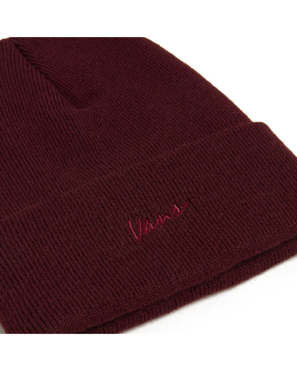 VANS Classic Script Tall Cuff Beanie Dark Port Beanie VN000QATEMS1 - 3