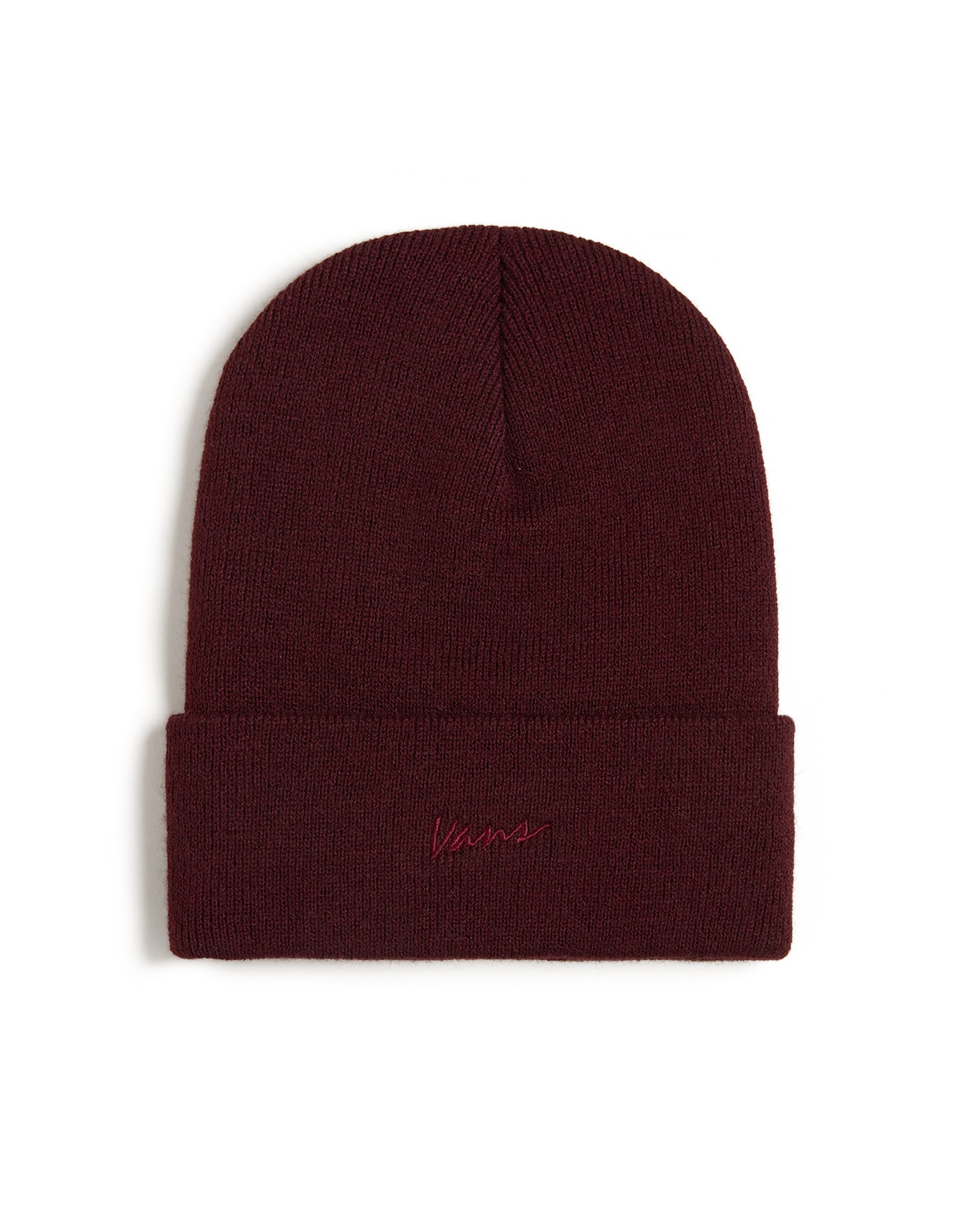 VANS Classic Script Tall Cuff Beanie Dark Port Beanie VN000QATEMS1 - 1
