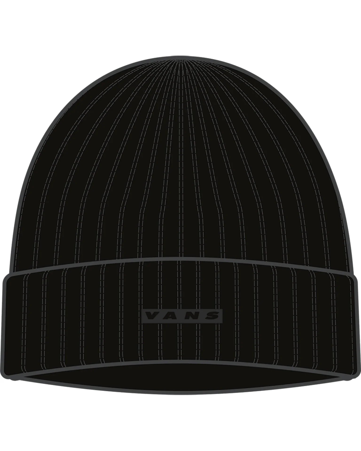 VANS Determine Cuff Beanie Black Beanie VN000QB0BLK1 - 1
