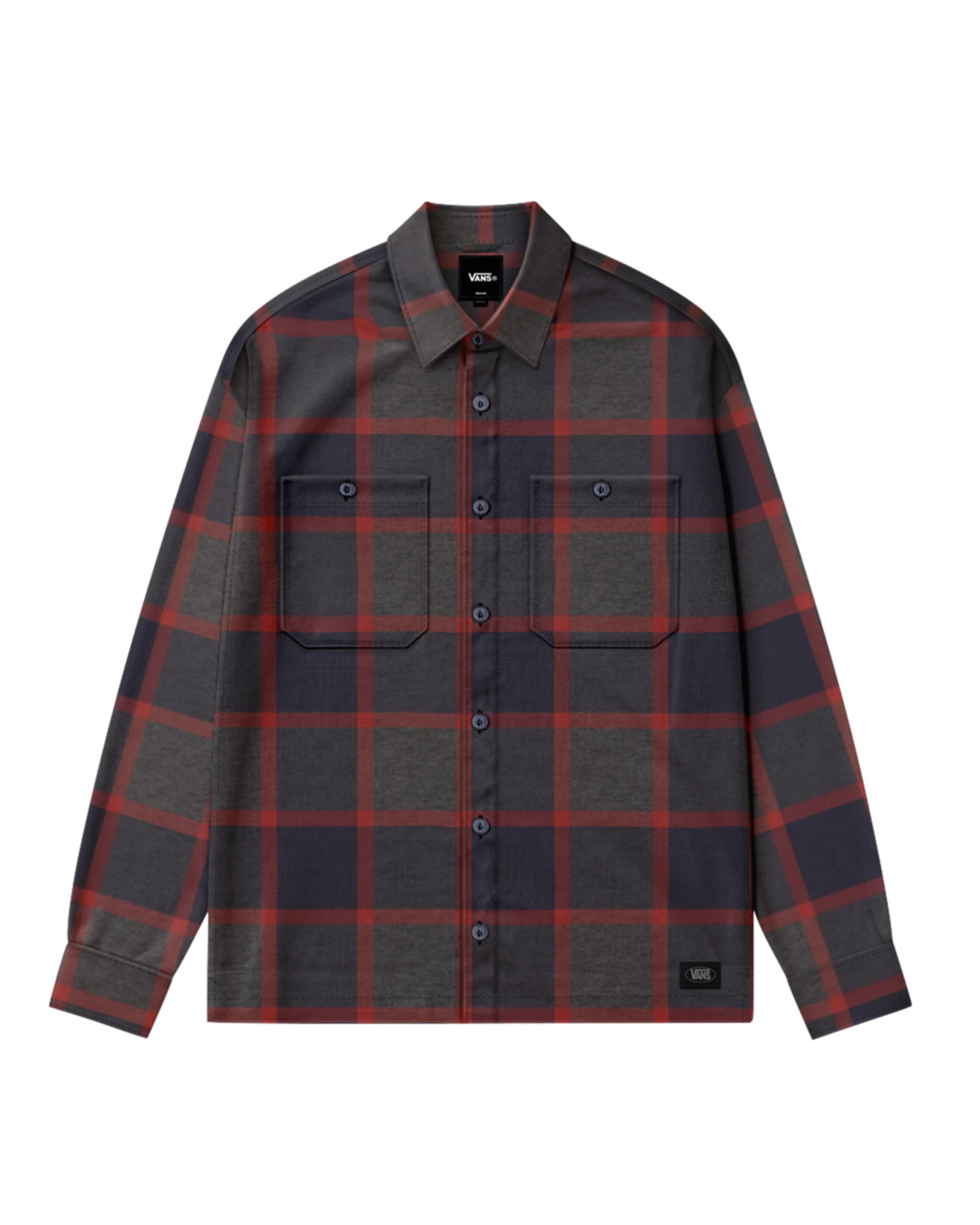 Vans Larkspur Plaid Flannel Shirt PARISIAN NIGHT/ Textil VN000TABHBR1 - 1