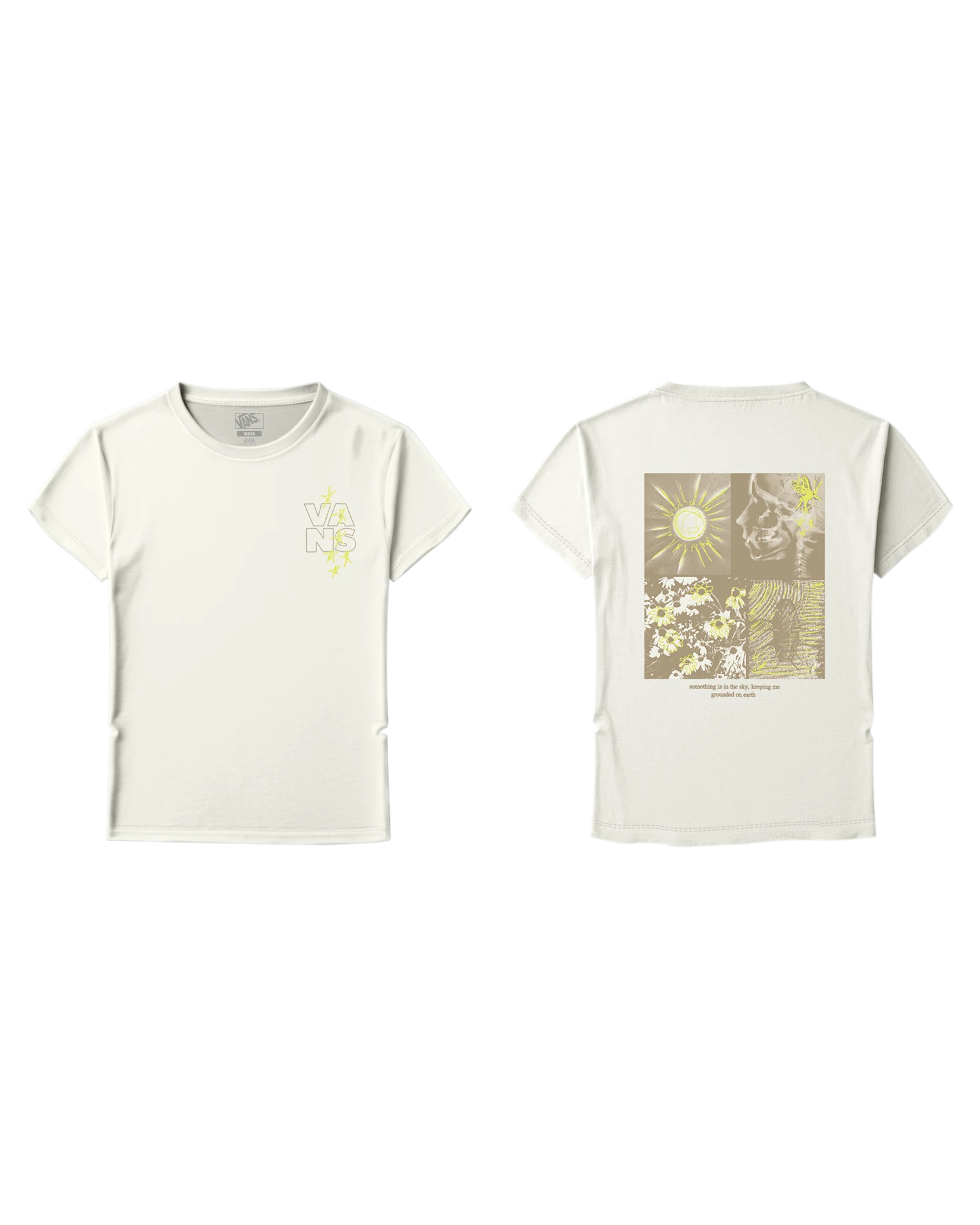 Vans New Age Research SS Tee marshmallow Textil VN000WT0FS81 - 1