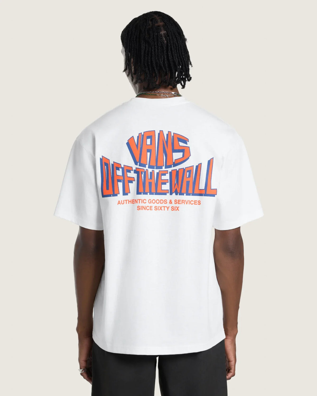 Vans Panoramic SS Tee White Textil VN000X16WHT1 - 4
