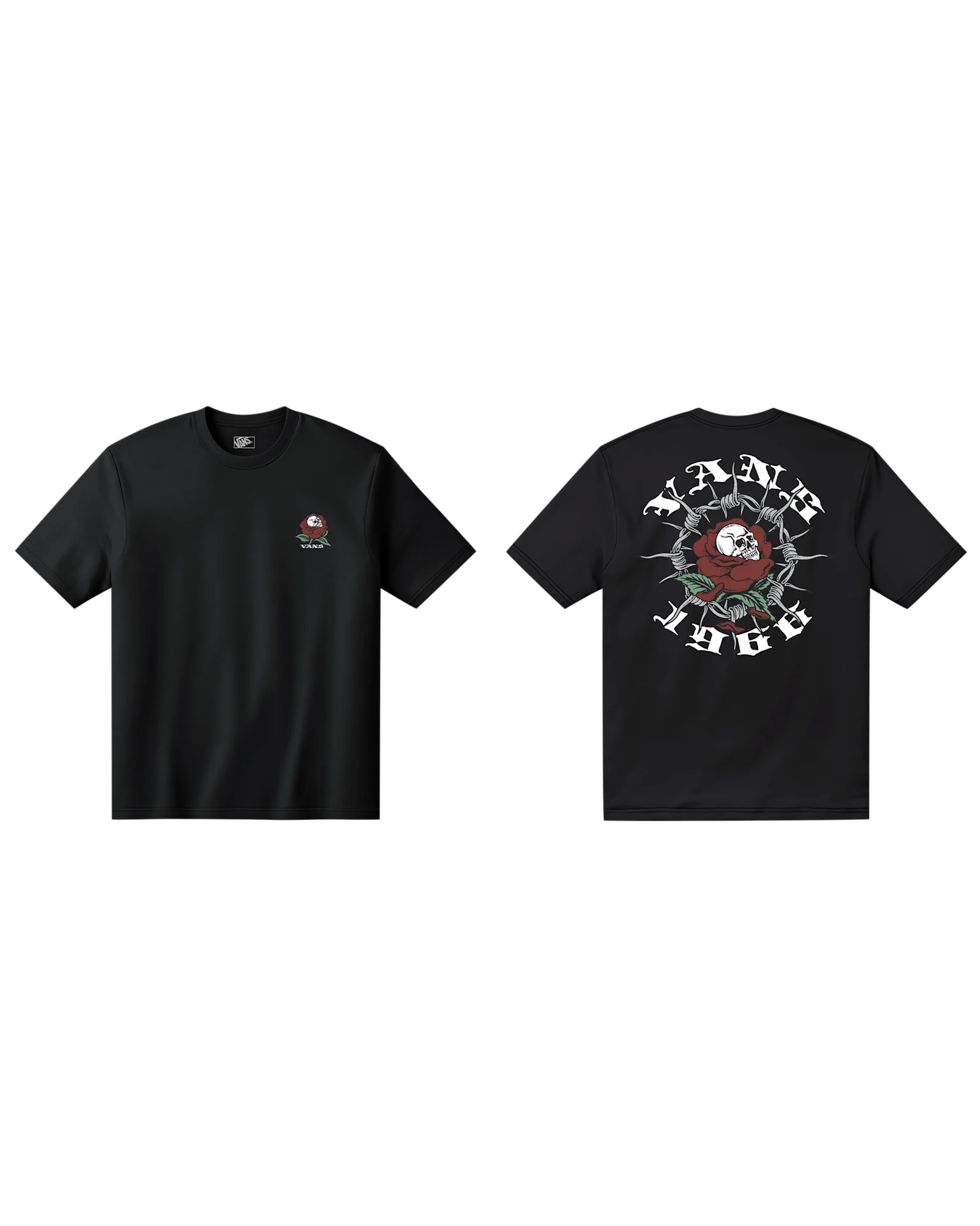 Vans Watch Your Steps SS Tee Black Textil VN000XT3BLK1 - 1
