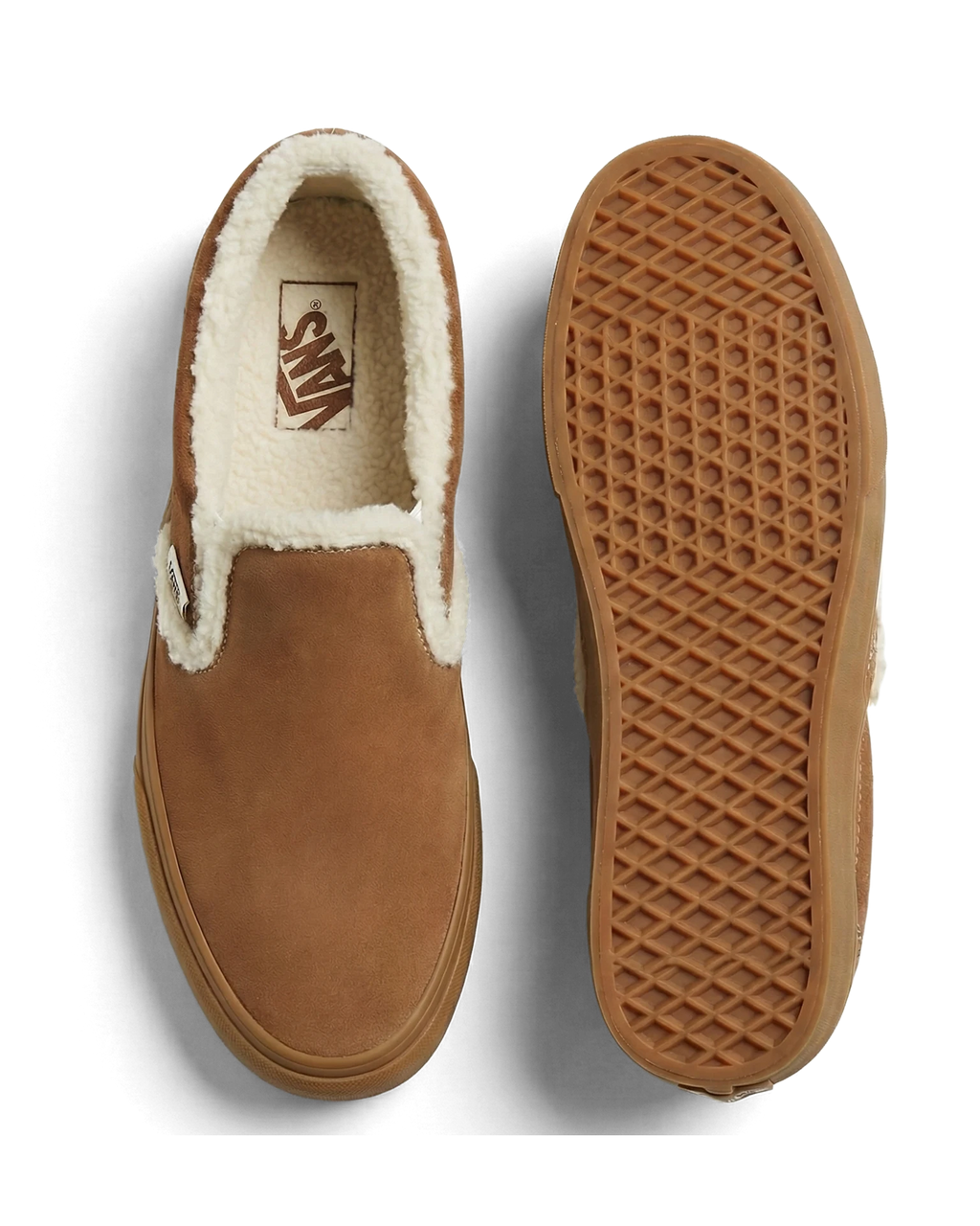 Vans Classic Slip-on Platform SHERPA CHIPMUNK Cipő VN000YS3GWT1 - 3