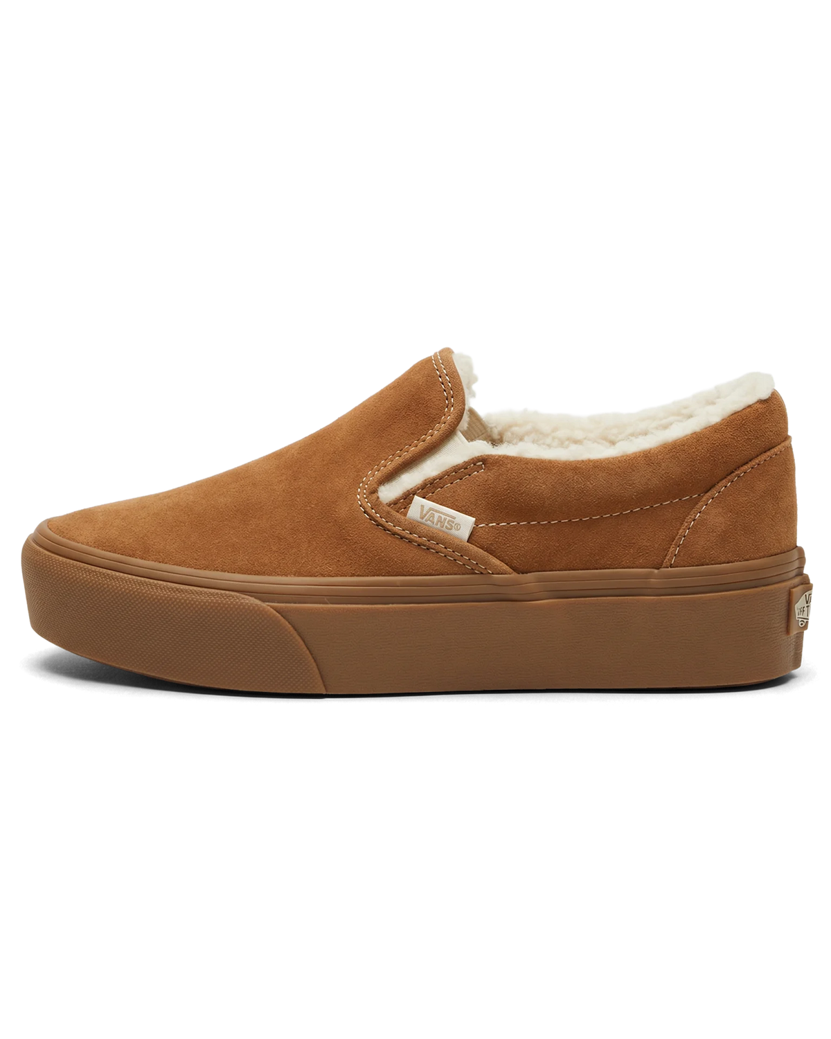 Vans Classic Slip-on Platform SHERPA CHIPMUNK Cipő VN000YS3GWT1 - 1