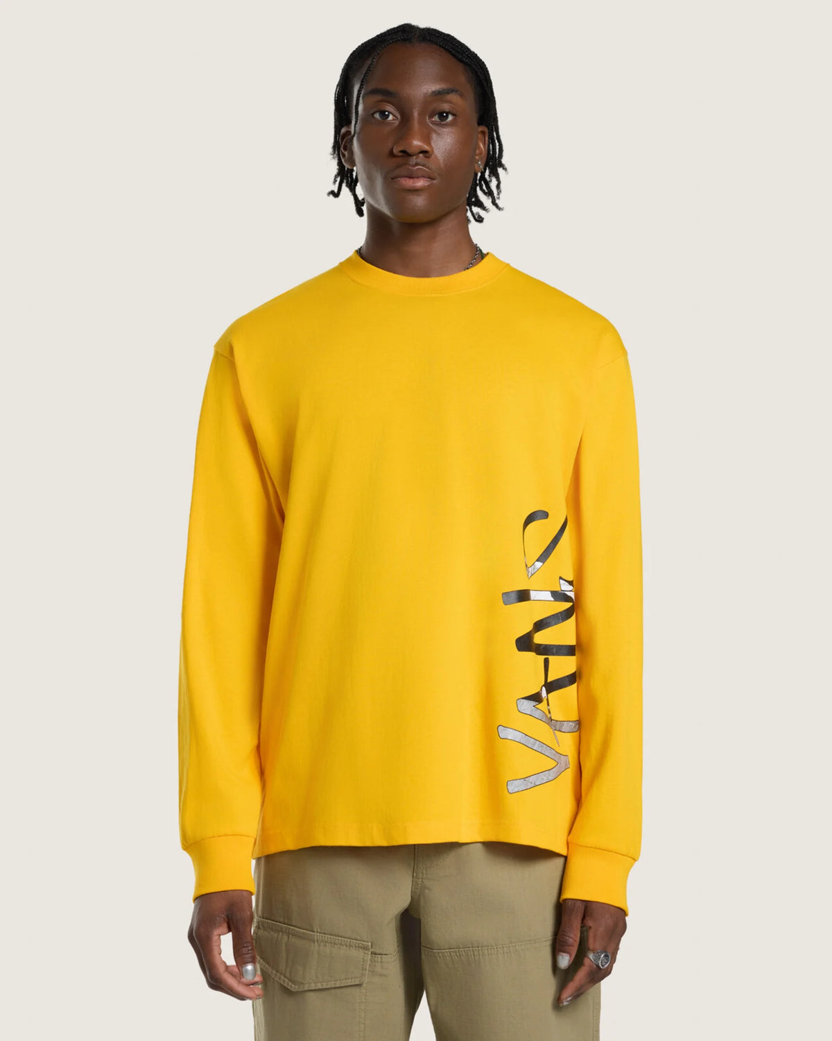 Vans Vans X Atiba LS Tshirt Sunny Yellow Textil VN000ZYAEN81 - 3