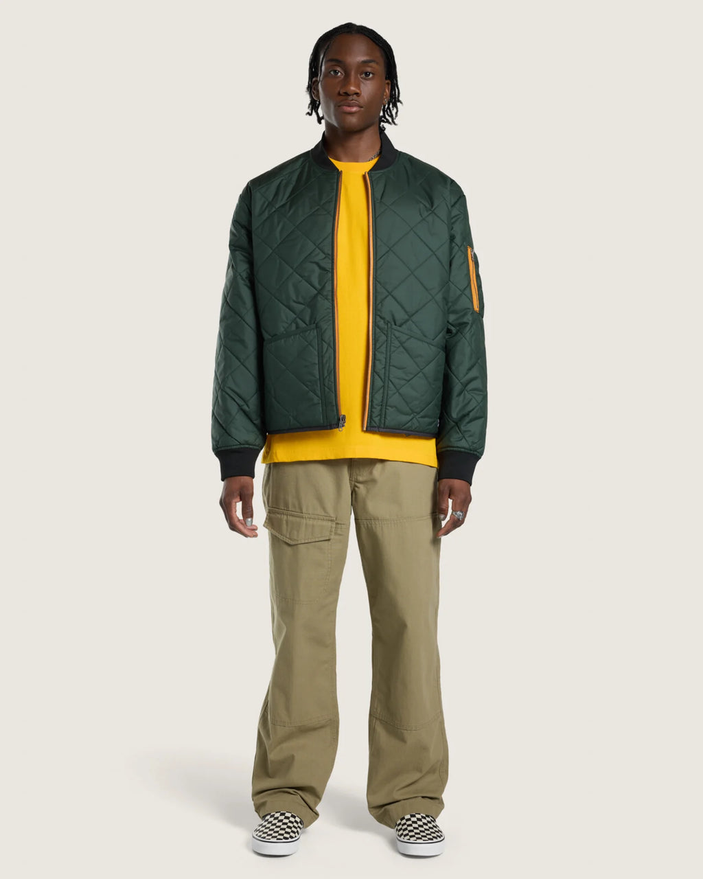 Vans Vans X Atiba Jacket OIL GREEN Textil VN000ZYCTD81 - 5