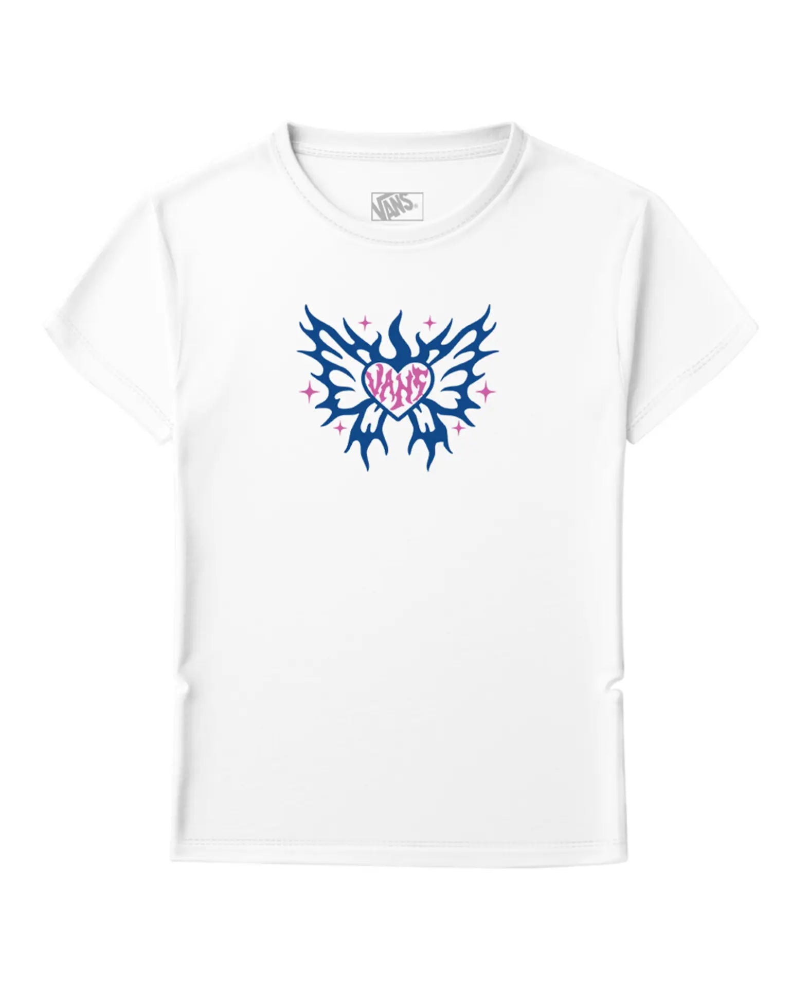 Vans Heart Flame Butterfly SS Tee White Textil VN0010EZWHT1 - 1