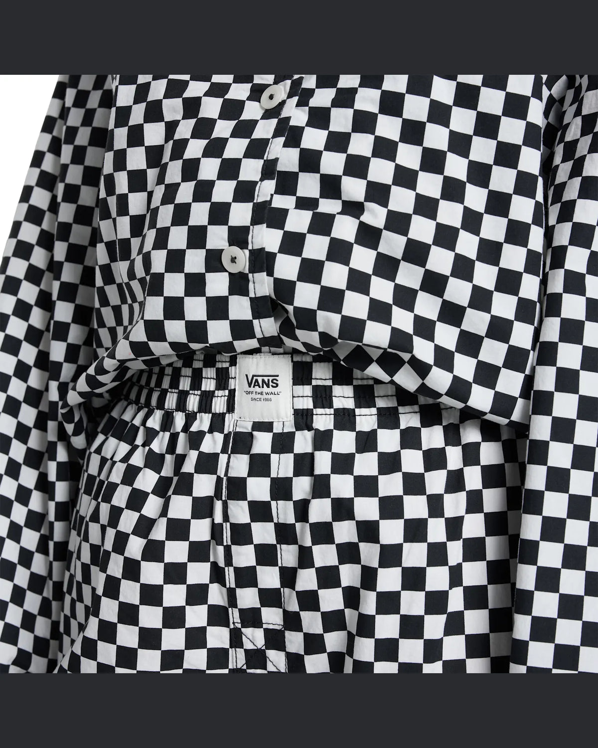 Vans Pajama Set BLACK/WHITE Textil VN0010JUY281 - 5