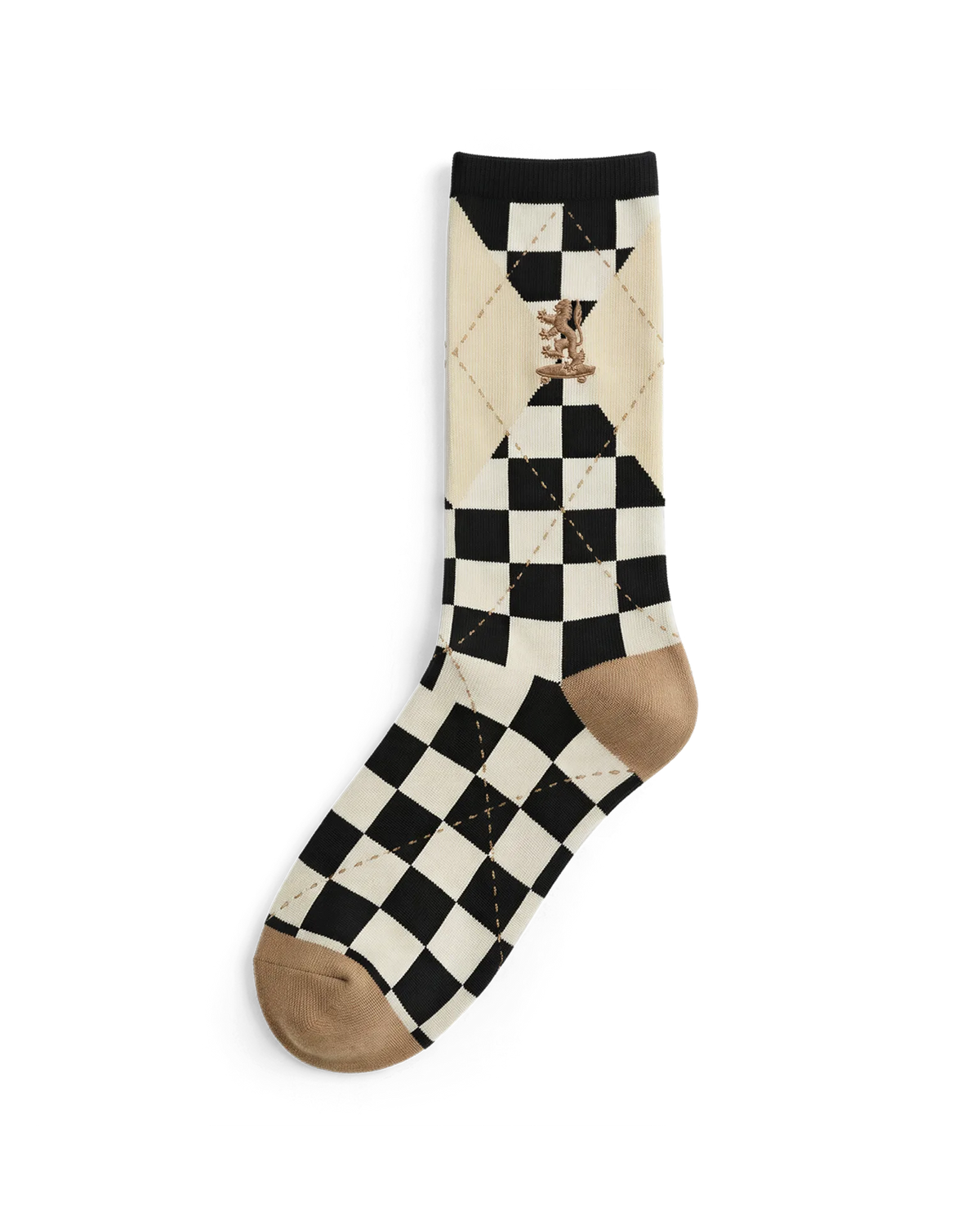 Vans Pringle Sock Black/Marshmallow Black/Marshmllw Kiegészítő VN0011ZN1KP1 - 1
