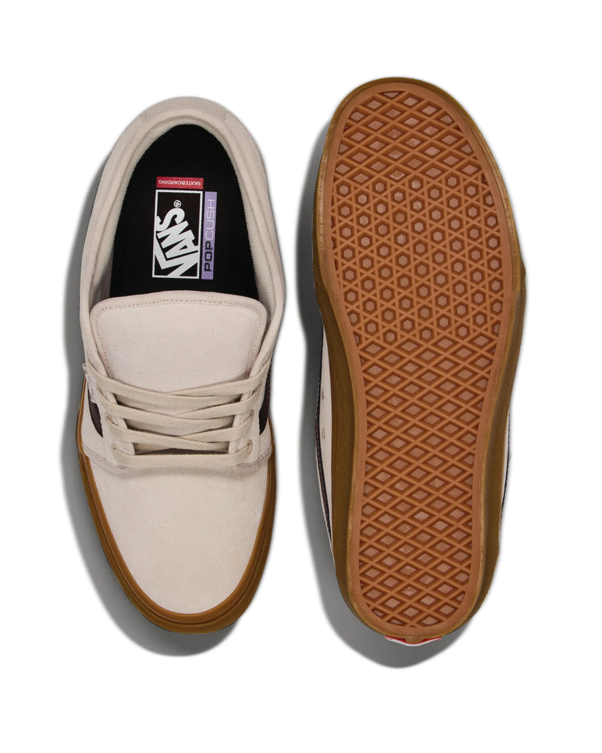 Vans Skate Chukka Low Sidestripe Taupe Mist Cipő VN0A5KQZEN91 - 2