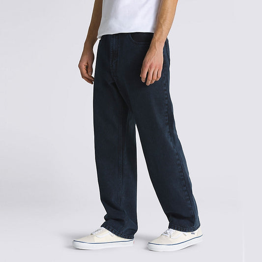 NICK MICHEL CHECK-5 LOOSE TPRD DENIM PAN