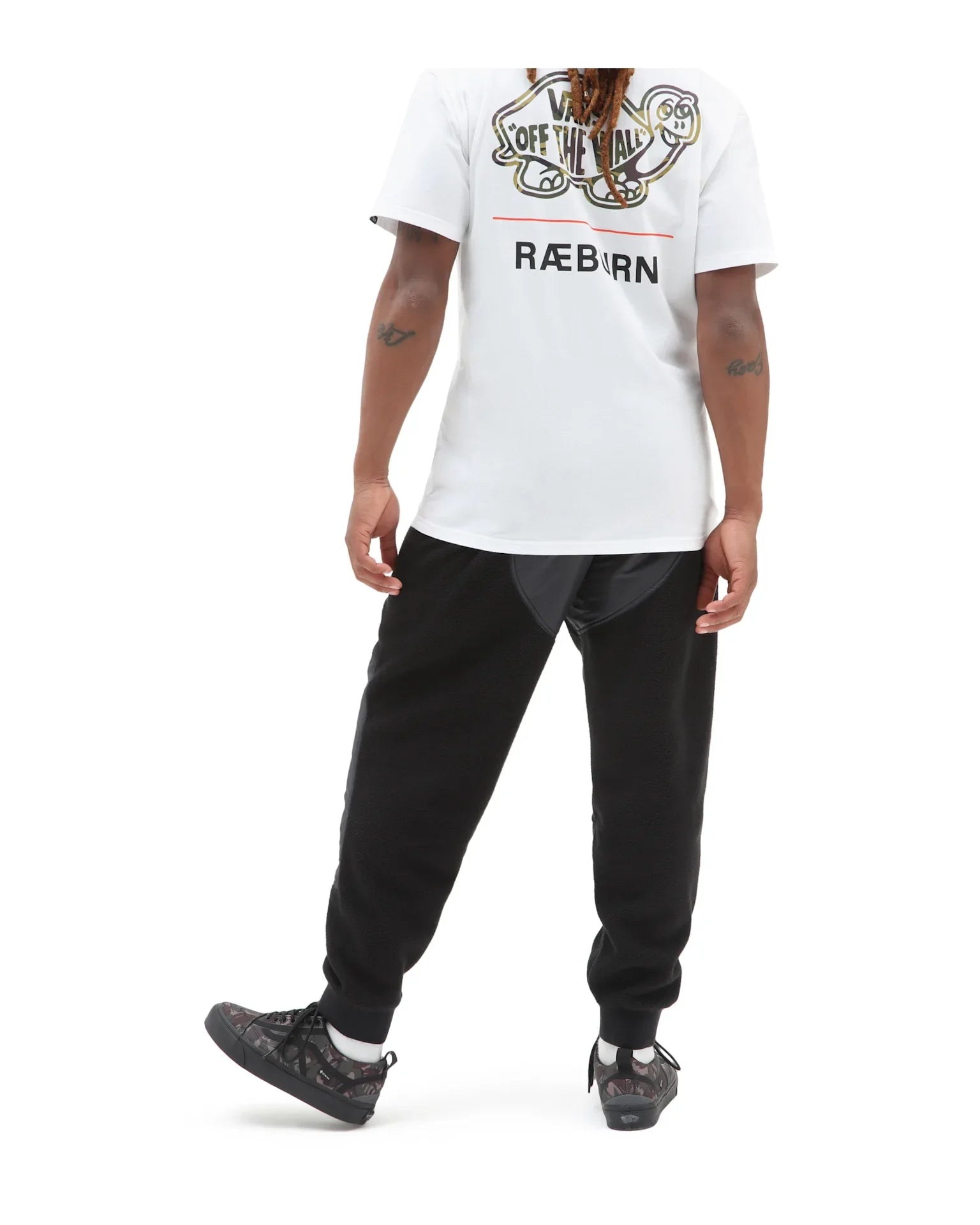 VANS RAEBURN RELAXED FLEECE Black Nadrág VN0000H6BLK1 - 3