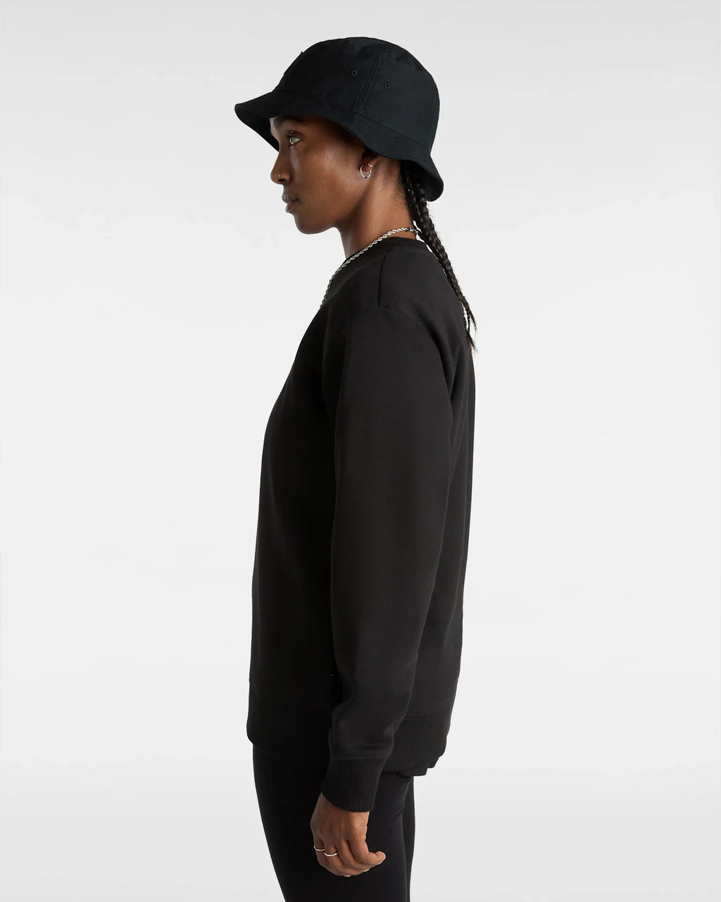 VANS FLYING V BFF CREW EMEA FLYV Black Pulóver VN00046XBLK1 - 5