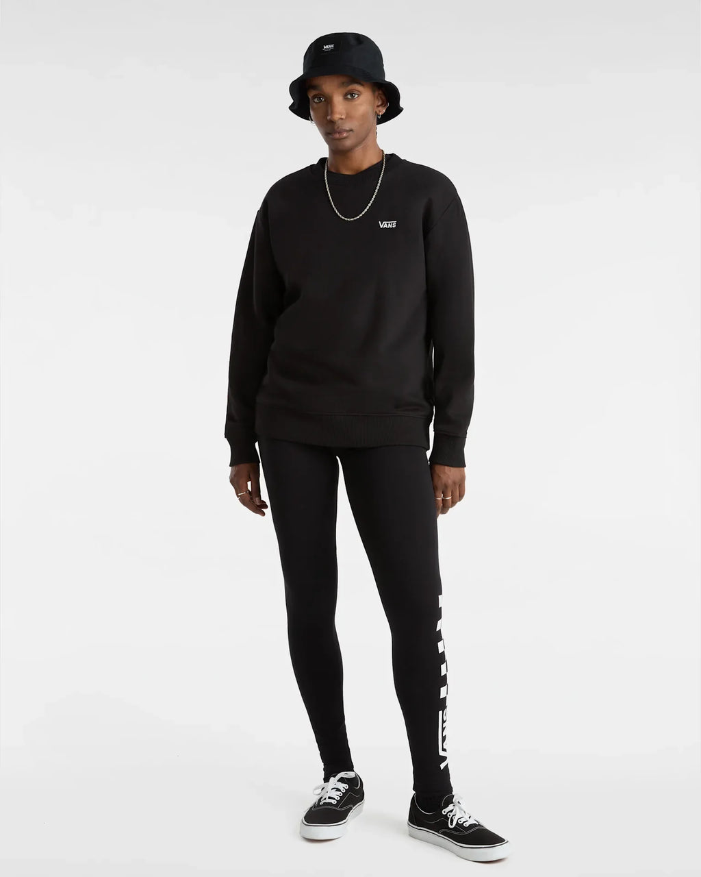 VANS FLYING V BFF CREW EMEA FLYV Black Pulóver VN00046XBLK1 - 6