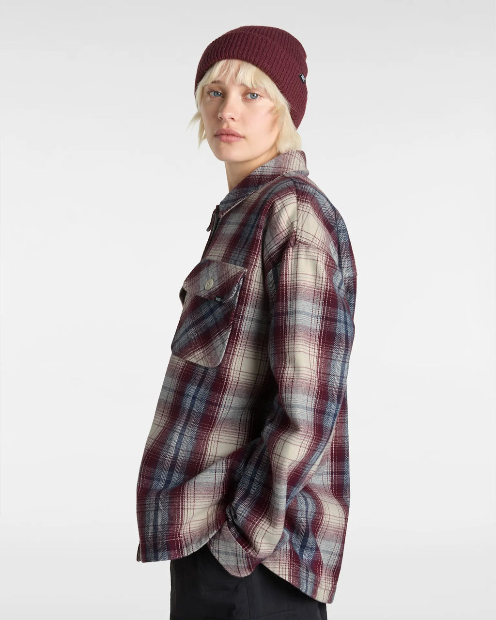 Vans ELIZA OS WOVEN SHACKET Port Royale Textil VN00074M4QU1 - 5
