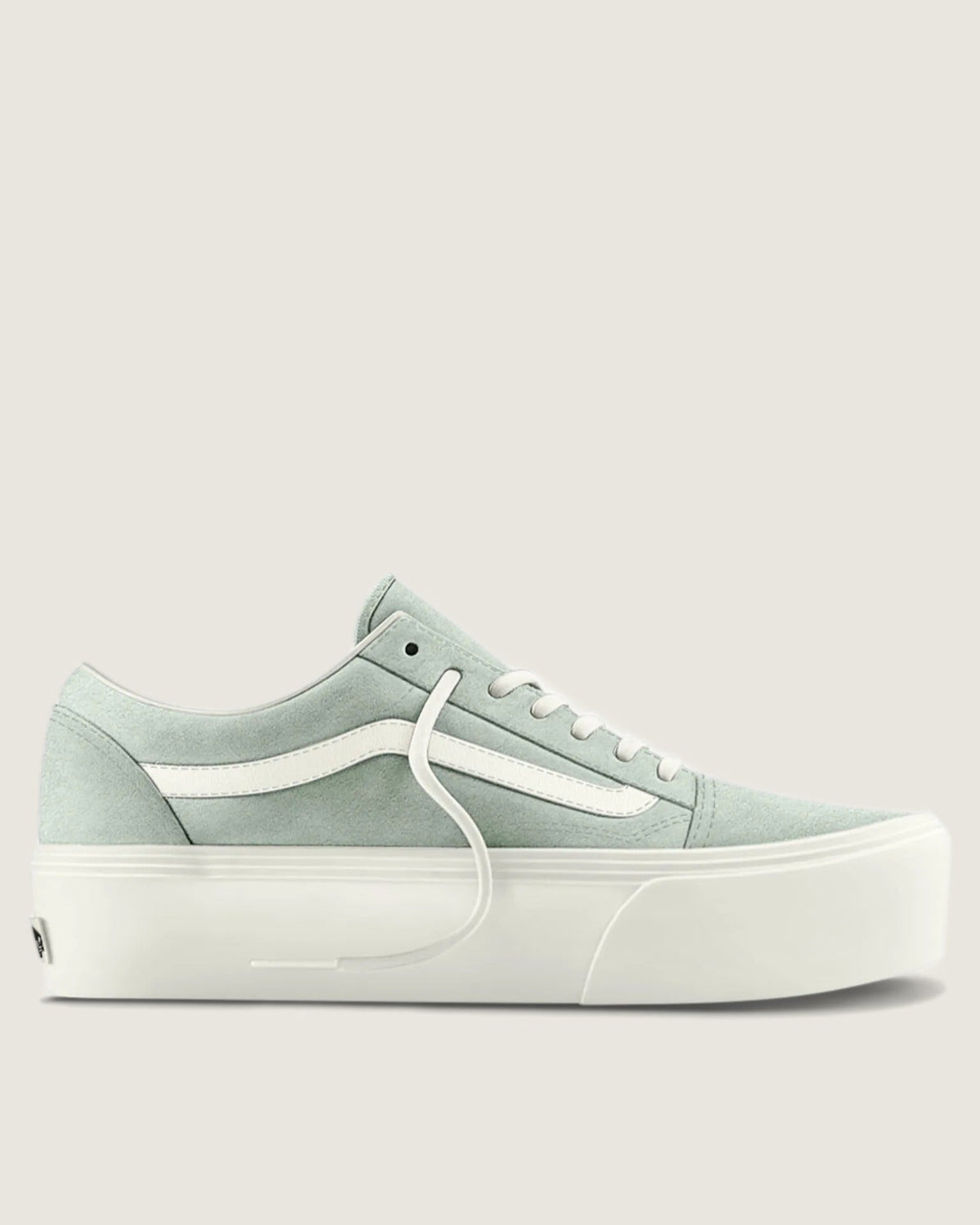 Vans Old Skool Platform PIG SUEDE Dusty Mint Cipő VN0009PZGRT1 - 5