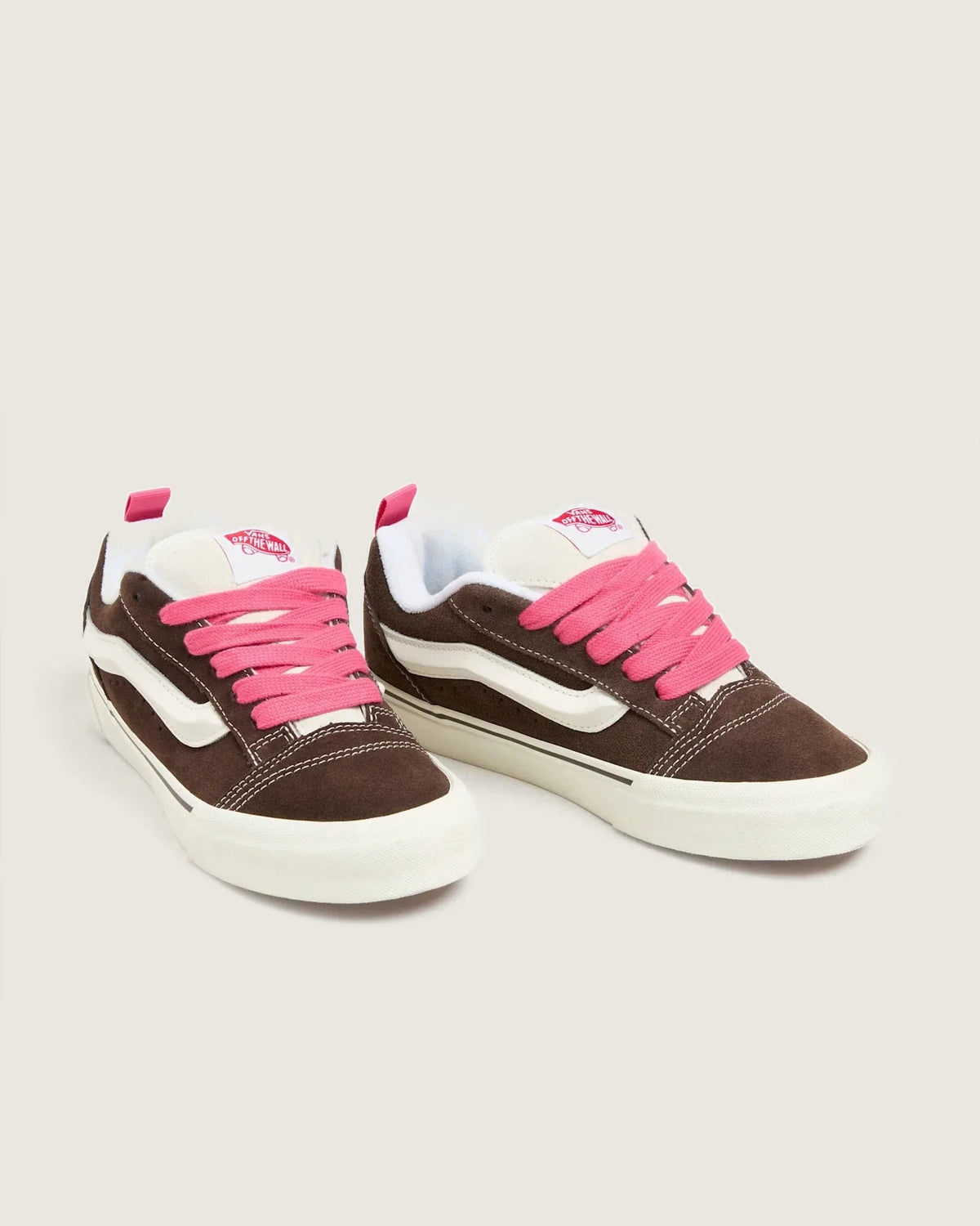 VANS Knu Skool RETRO COLOR BROWN/TRUE WHITE Cipő VN0009QCBF21 - 2