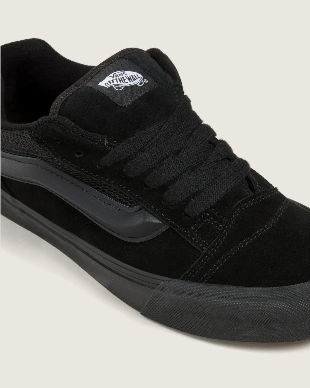 VANS Knu Skool BLACK/BLACK Cipő kép 4