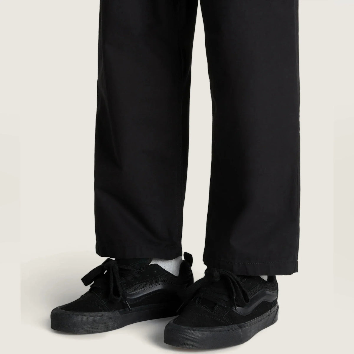 VANS Knu Skool BLACK/BLACK Cipő kép 5
