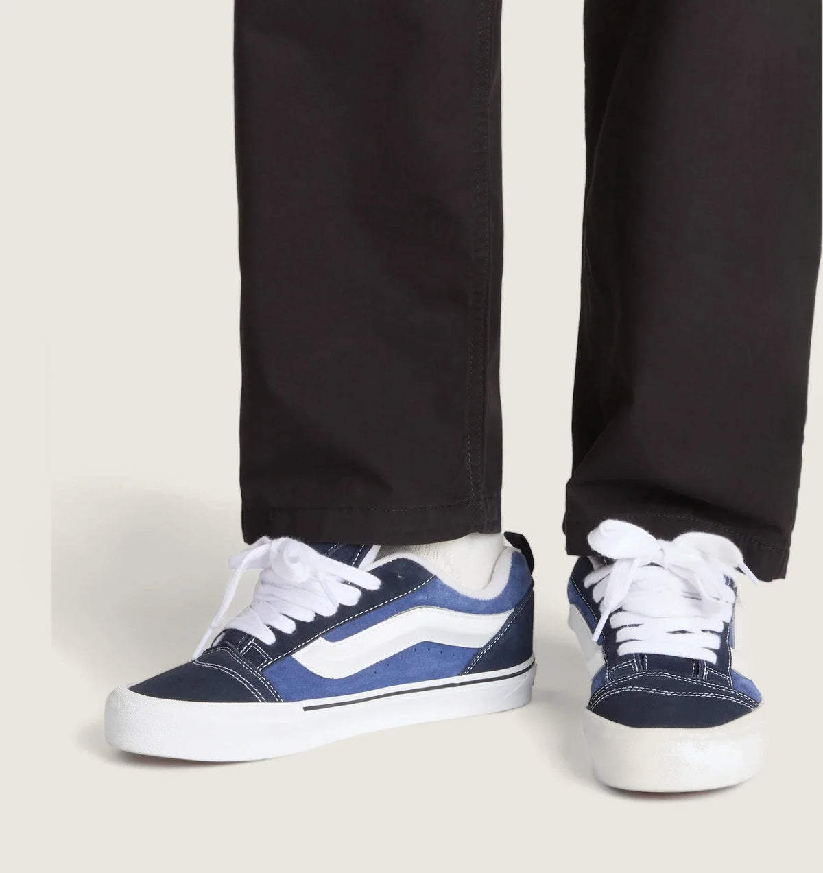 VANS Knu Skool NAVY/TRUE WHITE Cipő - 7