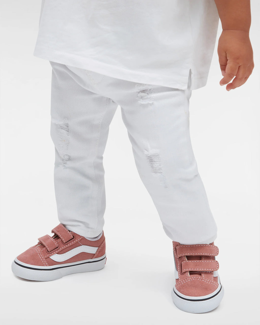VANS Old Skool V COLOR THEORY WITHERED ROSE Cipő VN0009RCCHO1 - 5