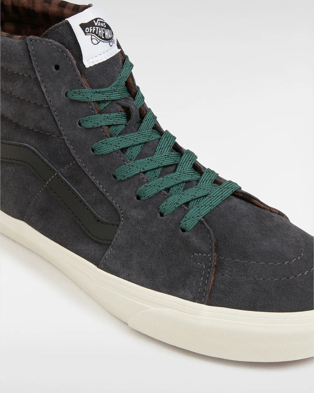 Vans SK8-Hi PIG SUEDE PLAID GRAY/BLACK Cipő VN000CMX2391 - 8