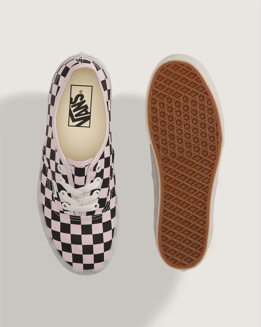 Vans Authentic Stackform CHECKERBOARD Pale Petal Pink Cipő VN000CN0H881 - 3