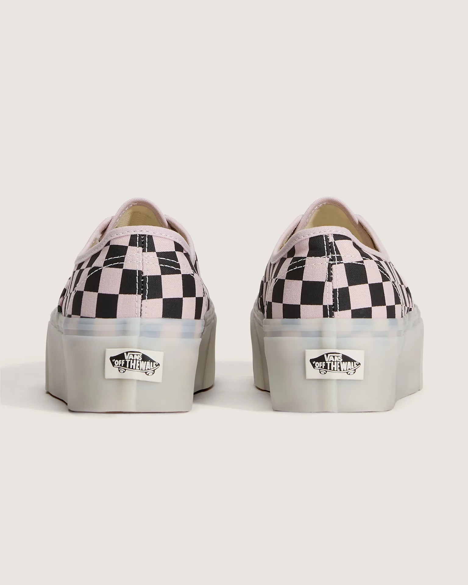 Vans Authentic Stackform CHECKERBOARD Pale Petal Pink Cipő VN000CN0H881 - 4