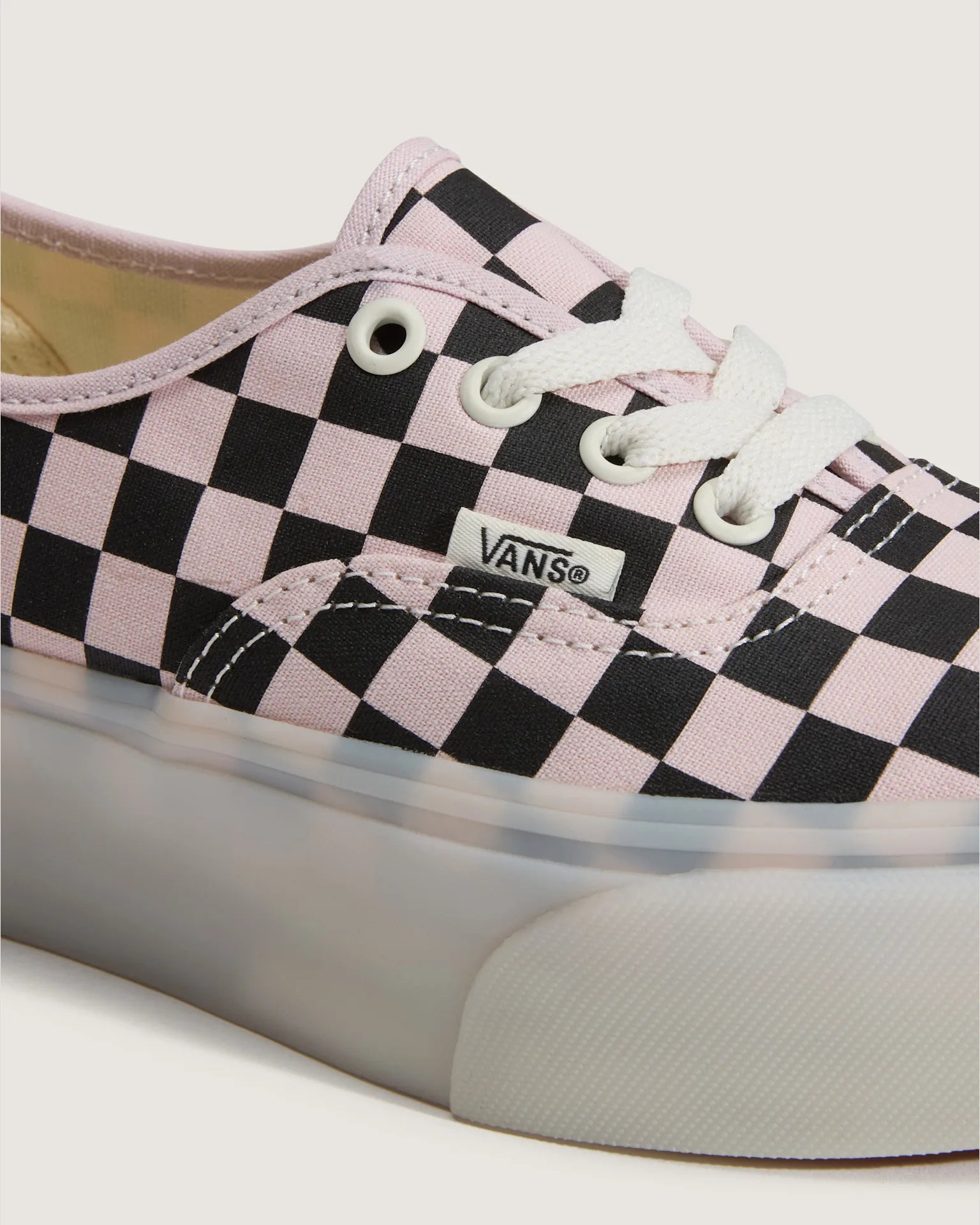 Vans Authentic Stackform CHECKERBOARD Pale Petal Pink Cipő VN000CN0H881 - 5