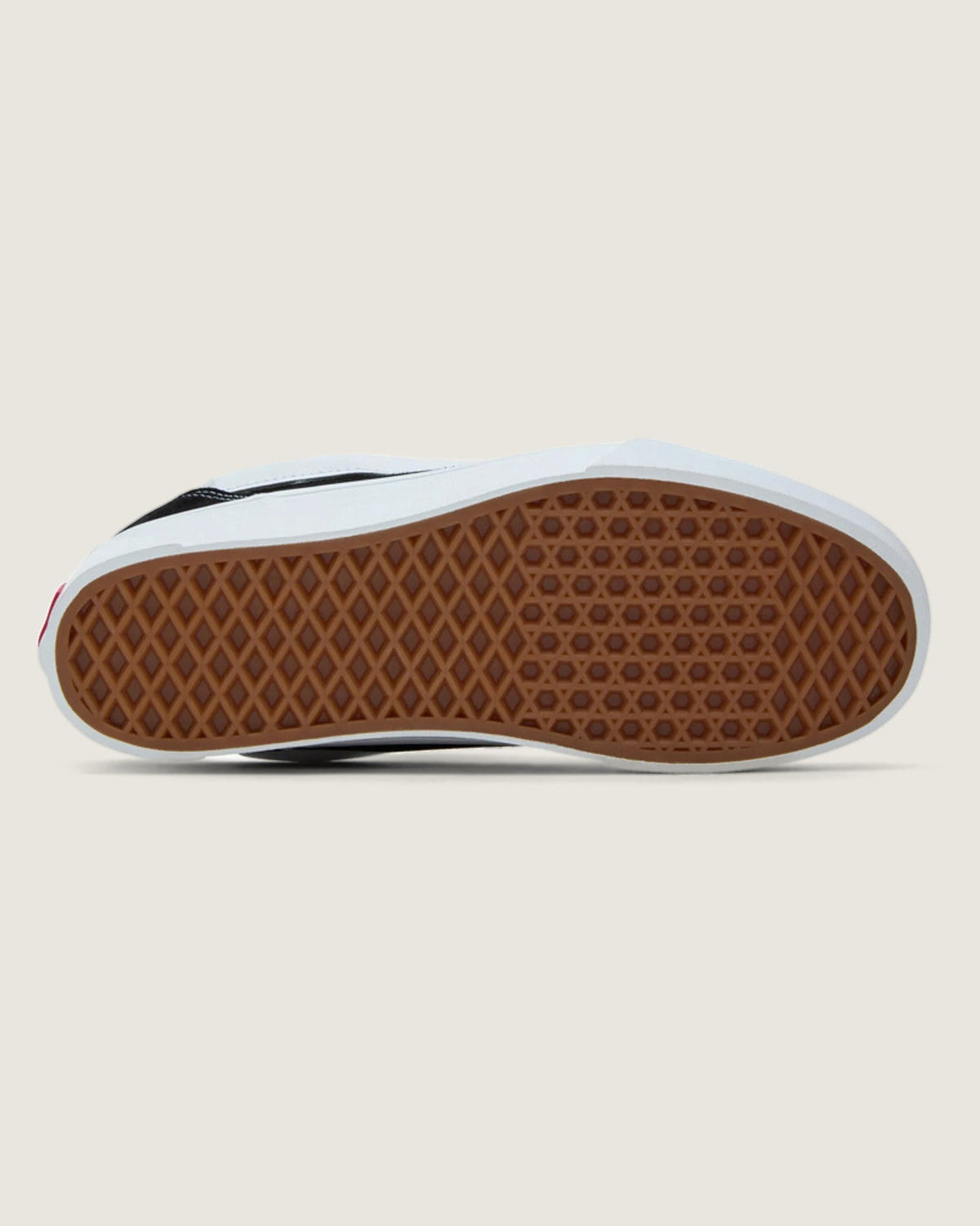 VANS Knu Stack Black/True White Cipő - 10