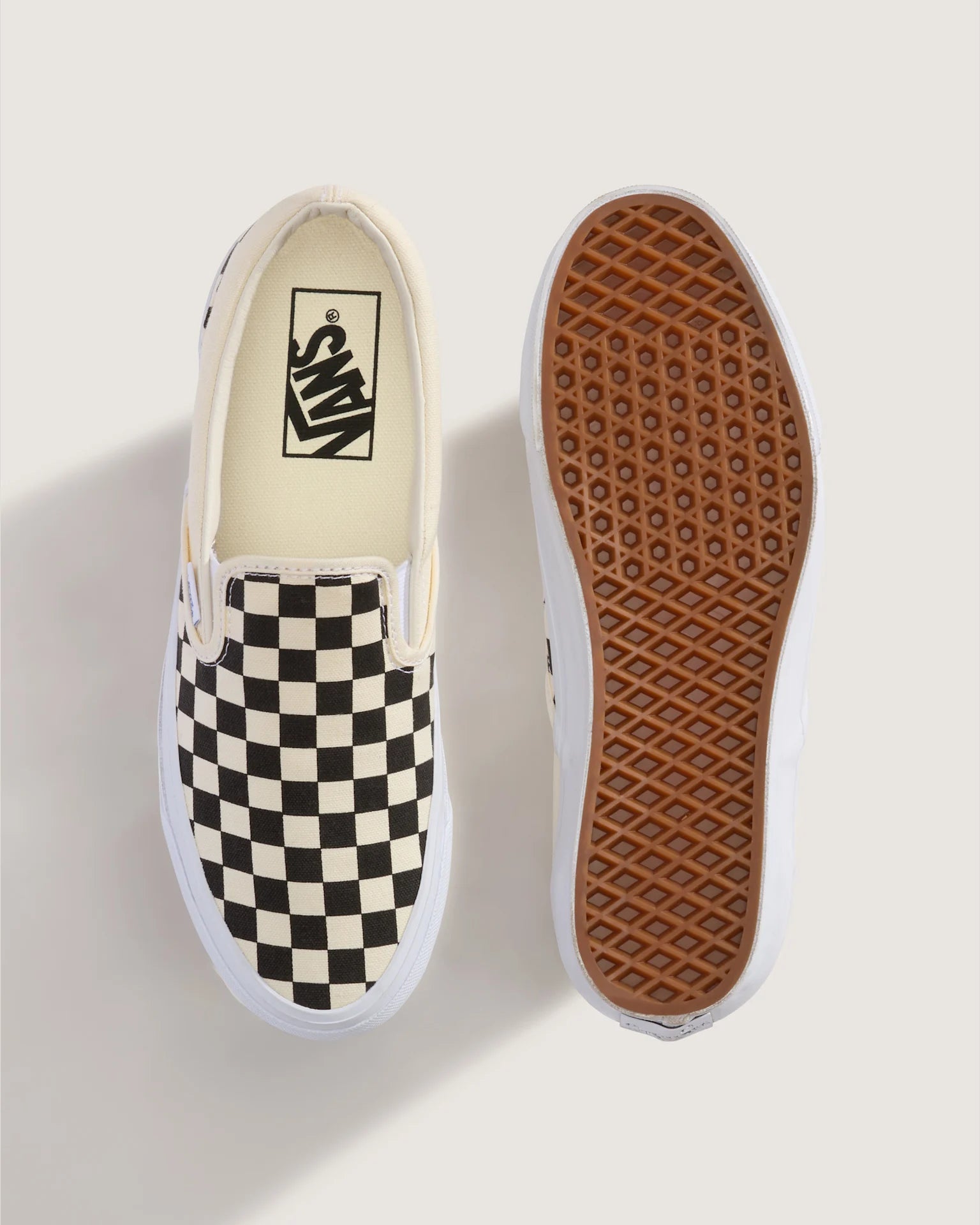 VANS LX Slip-On Reissue 98 LX CHECKERBOARD Black/Off White Cipő VN000CSE2BO1 - 3