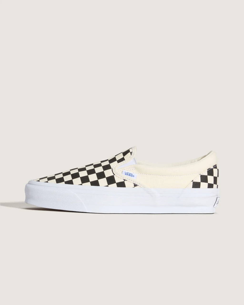VANS LX Slip-On Reissue 98 LX CHECKERBOARD Black/Off White Cipő VN000CSE2BO1 - 1