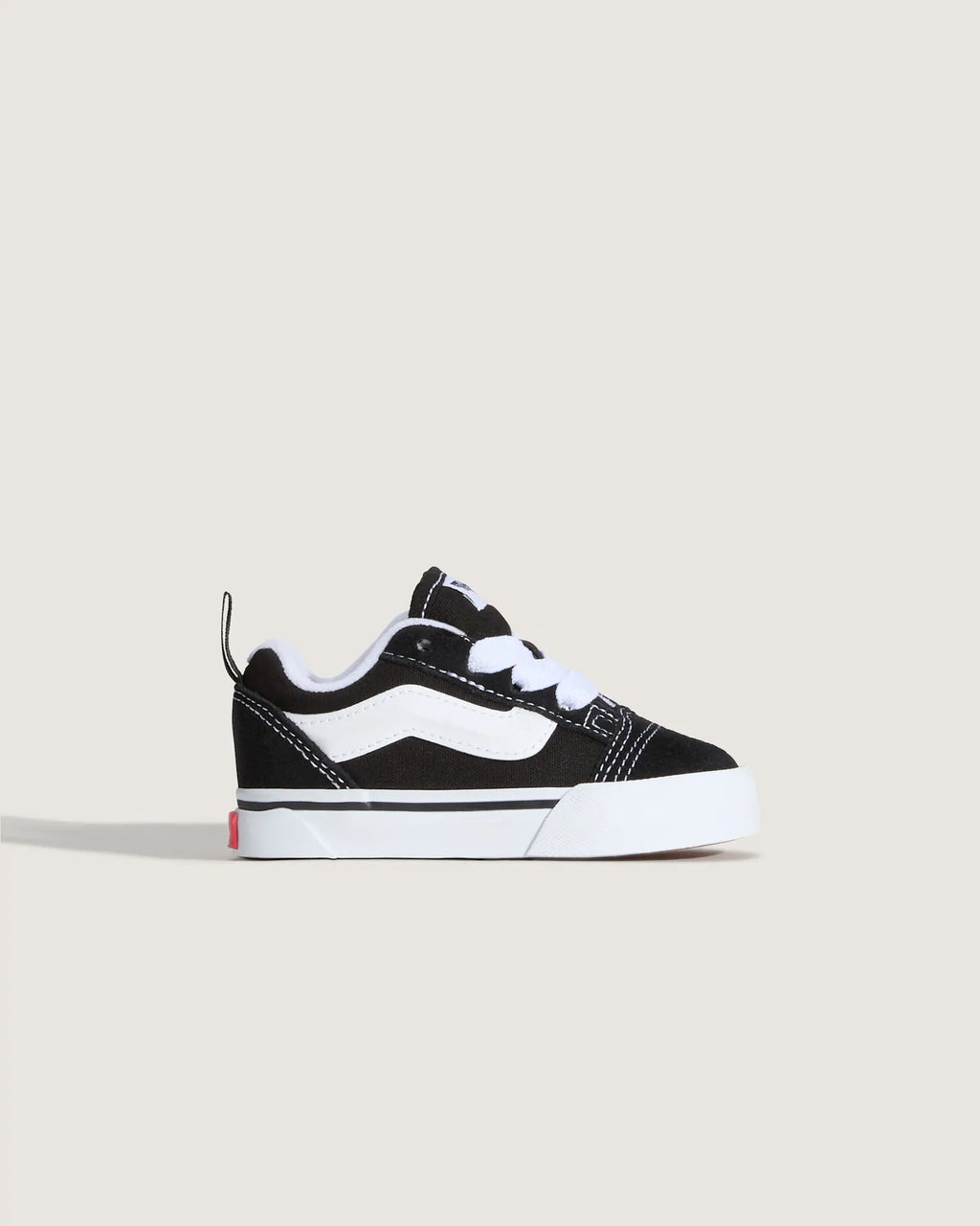 VANS Knu Skool Elastic Lace B Black/True Whit Cipő VN000D0K6BT1 - 6