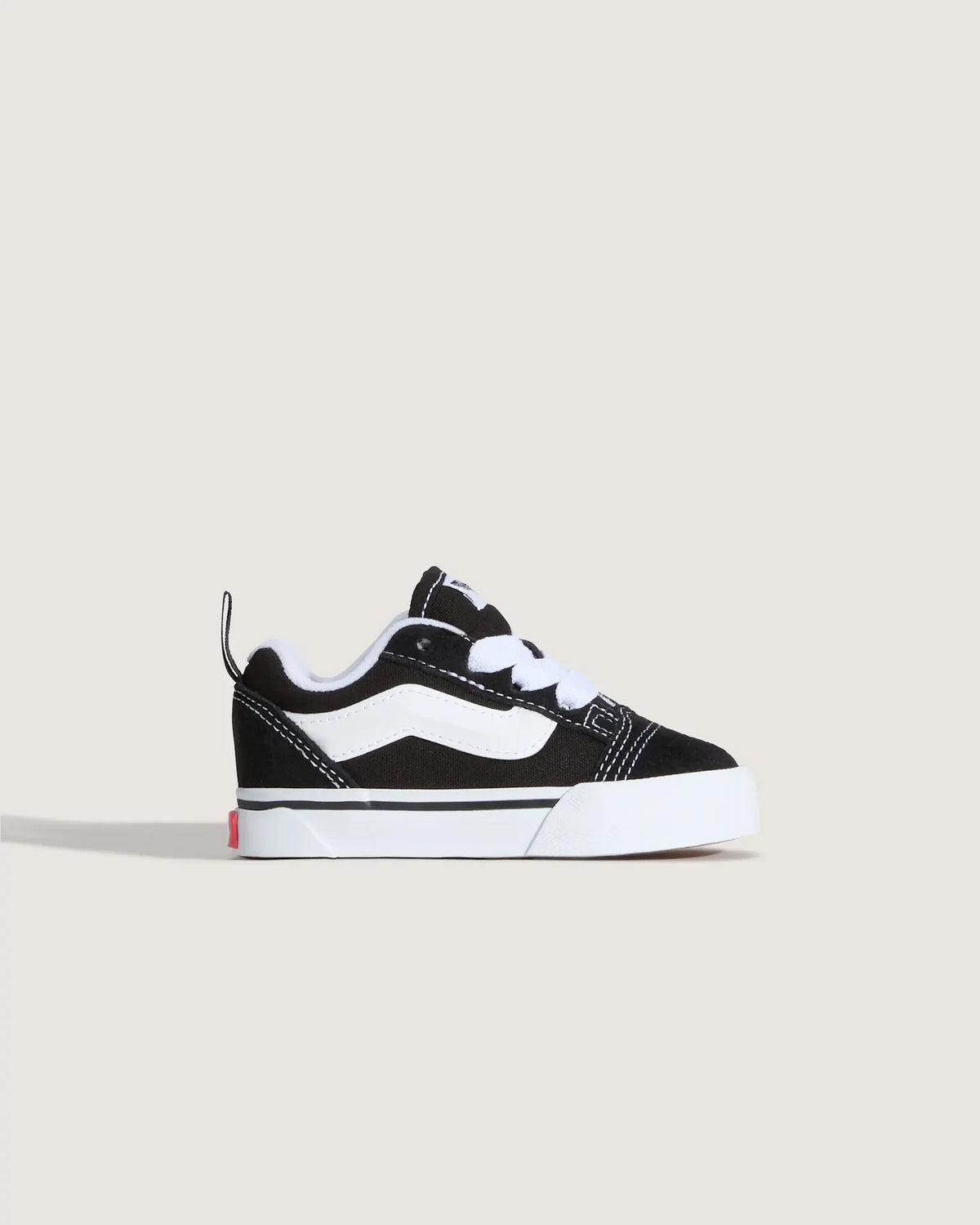 VANS Knu Skool Elastic Lace B Black/True Whit Cipő VN000D0K6BT1 - 5