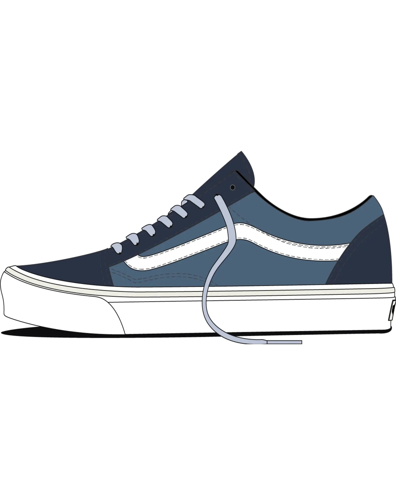VANS OTW Old Skool 36 Vibram STV Navy Cipő VN000D2GSN01 - 1