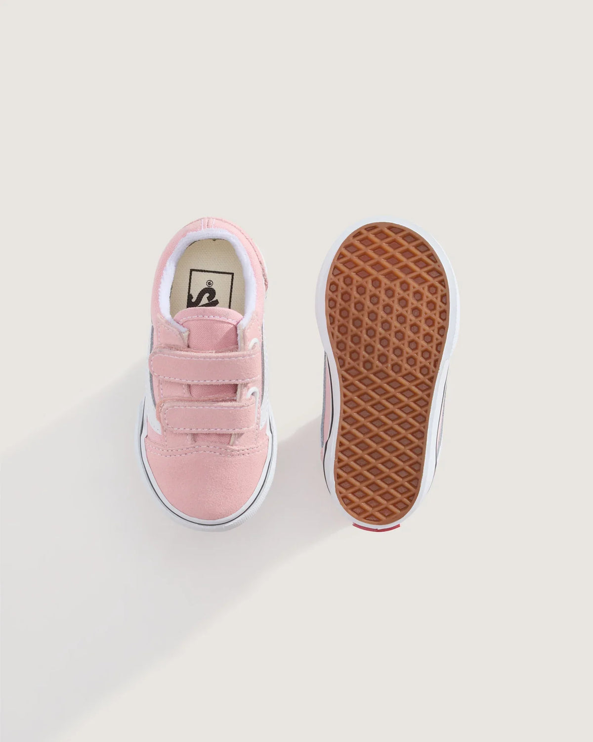 Vans TD Old Skool V powder pink/true white VN000D3Y9AL1 - 3