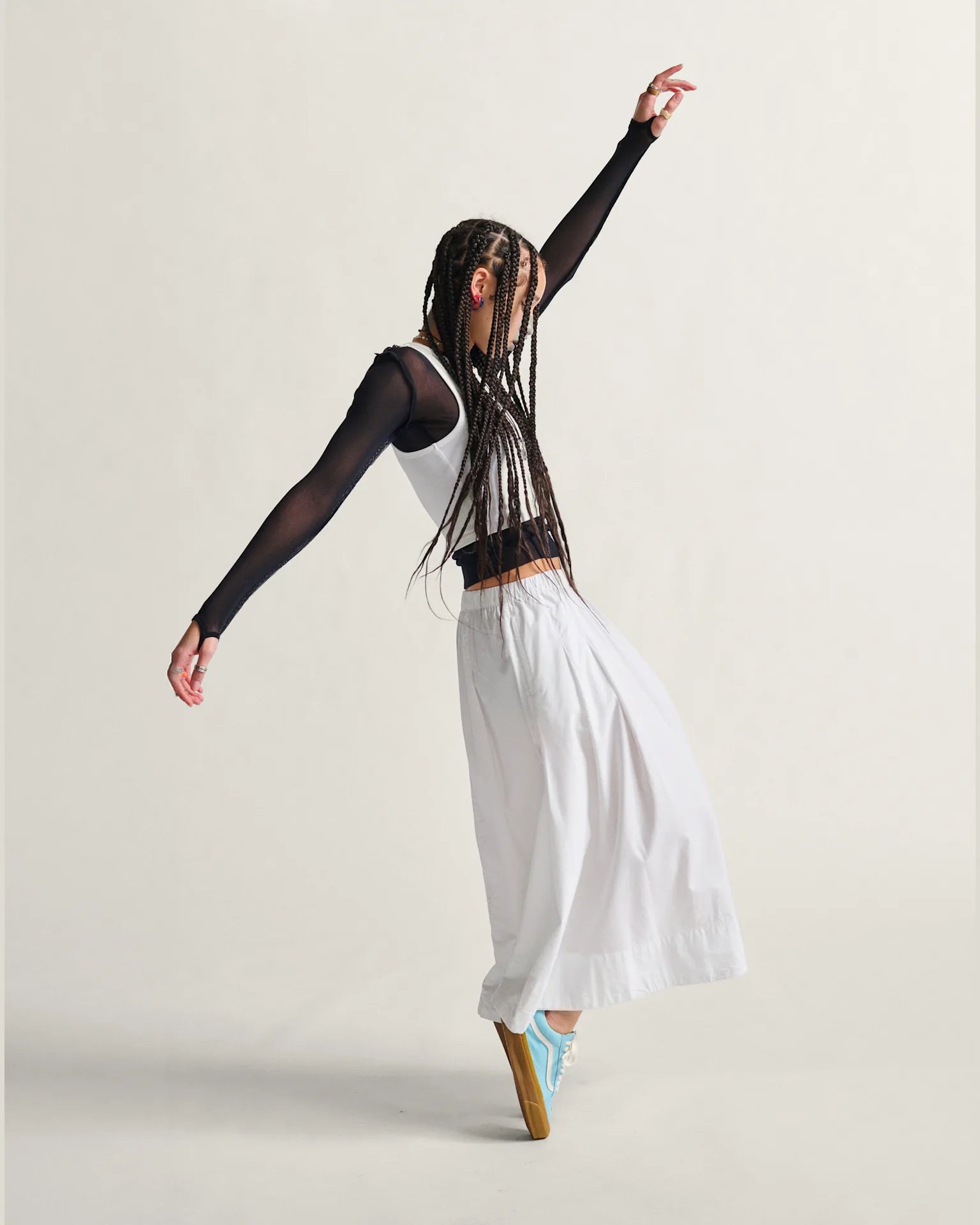 VANS LX Old Skool GUM Crystal Blue Cipő VN000D56CAU1M - 8