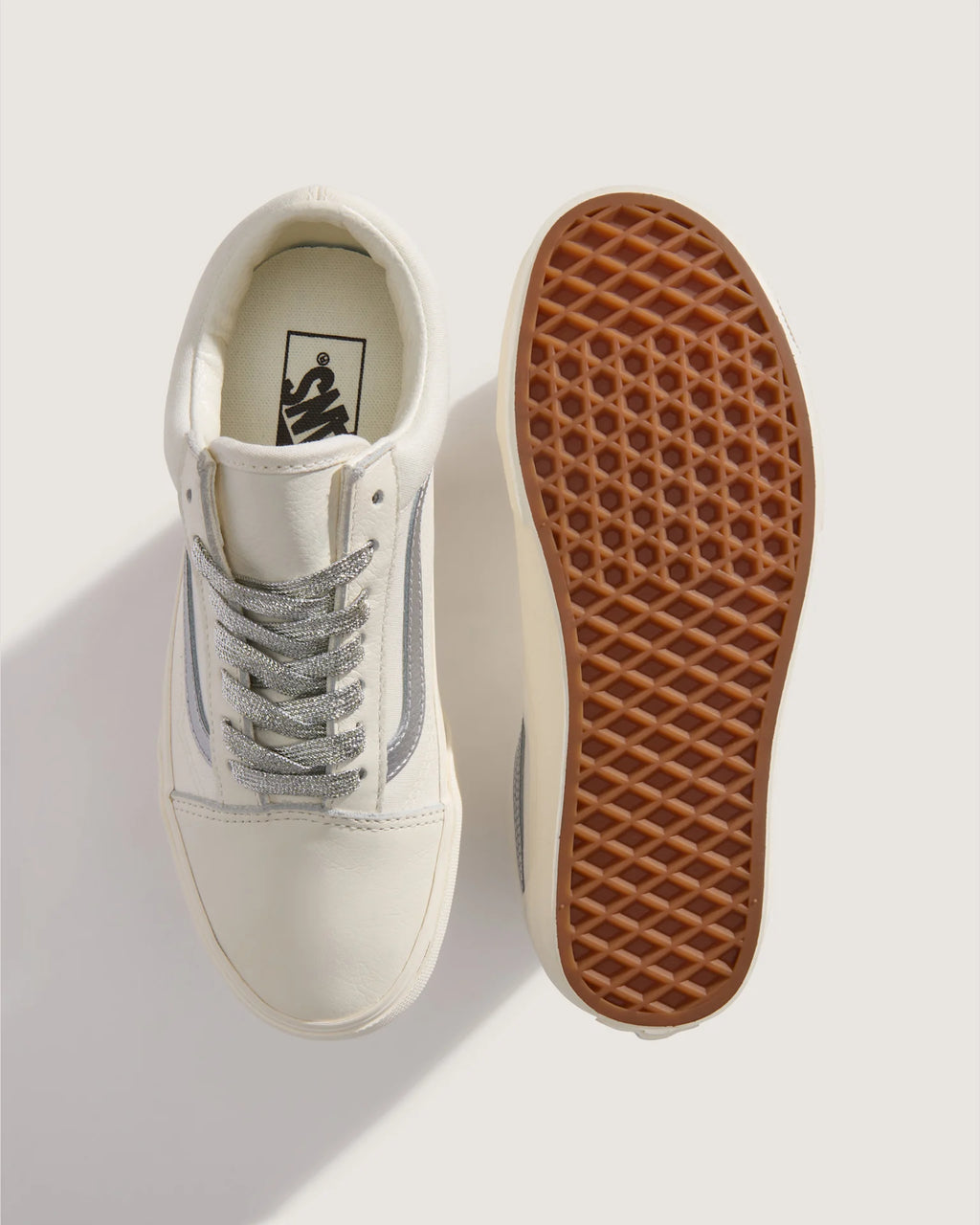VANS Old Skool METALLIC EGRET Cipő VN000D6WC9F1 - 3