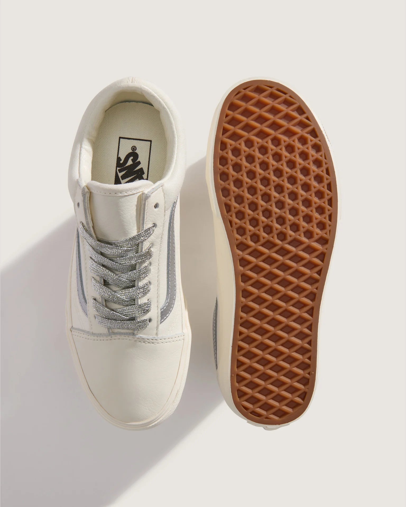 VANS Old Skool METALLIC EGRET Cipő VN000D6WC9F1 - 3
